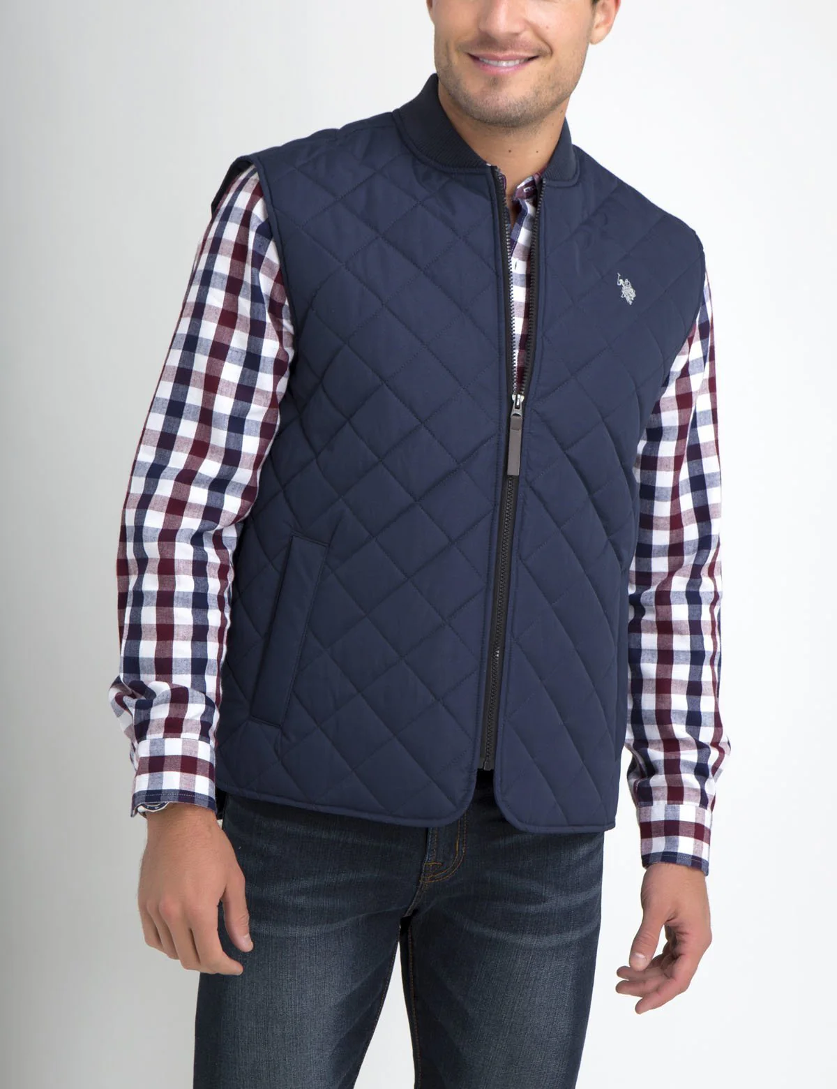 DIAMOND QUILT BOMER VEST - Image 5