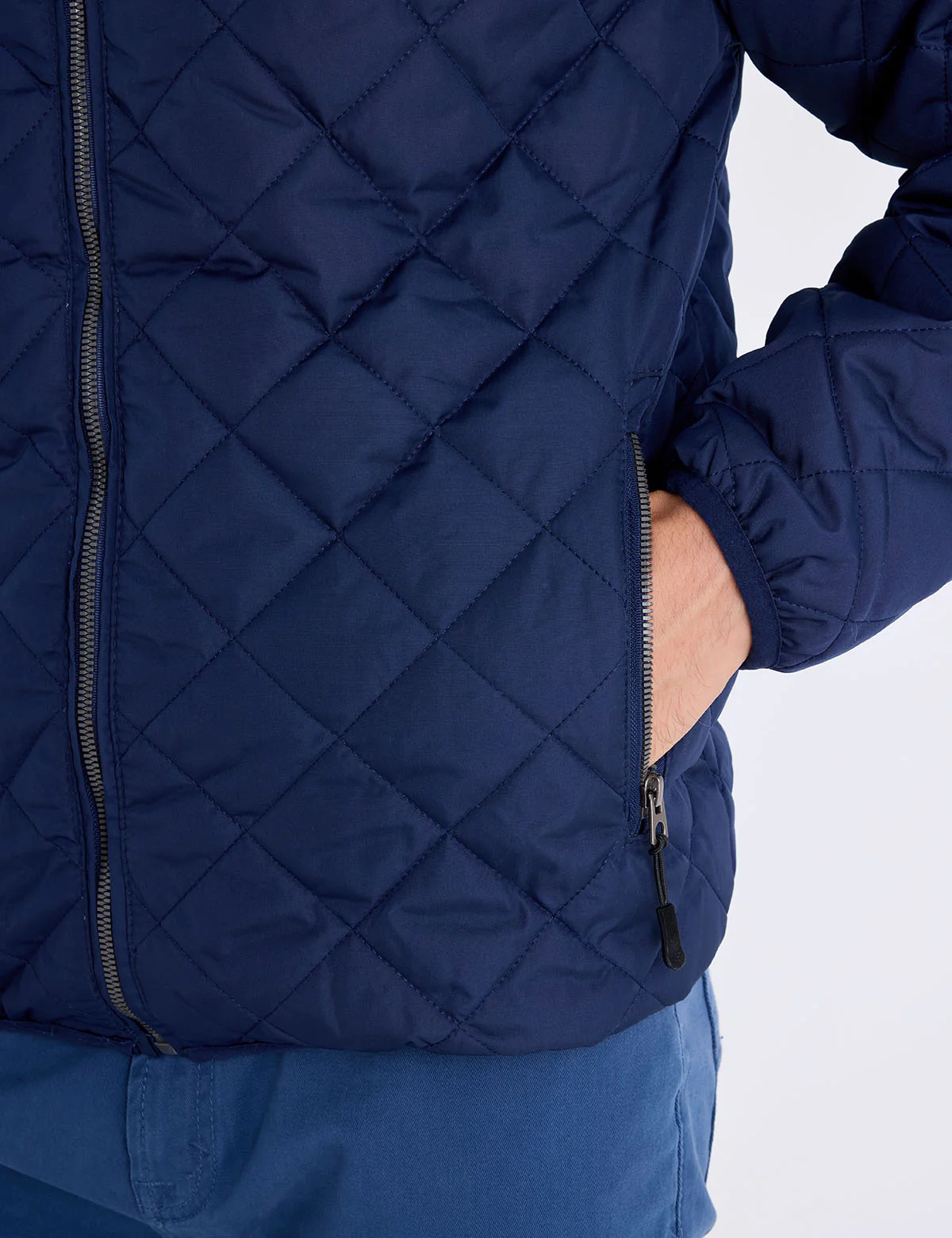 DIAMOND QUILTED FLEECE JACKET - Image 8