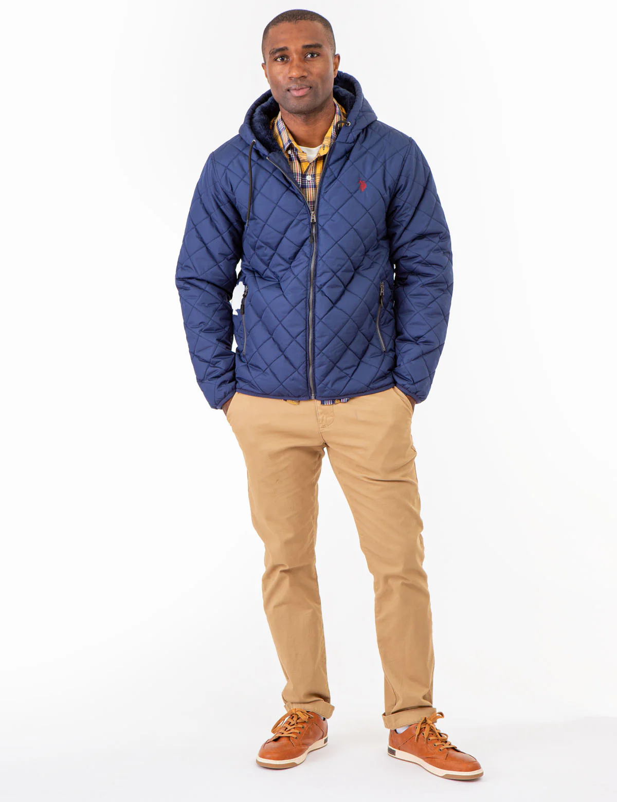 DIAMOND QUILTED FLEECE JACKET - Image 2