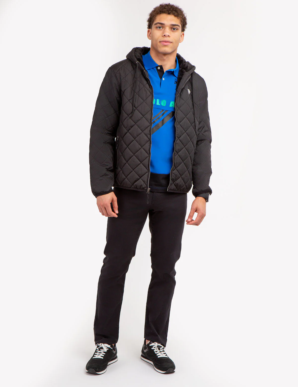 DIAMOND QUILTED FLEECE JACKET - Image 6