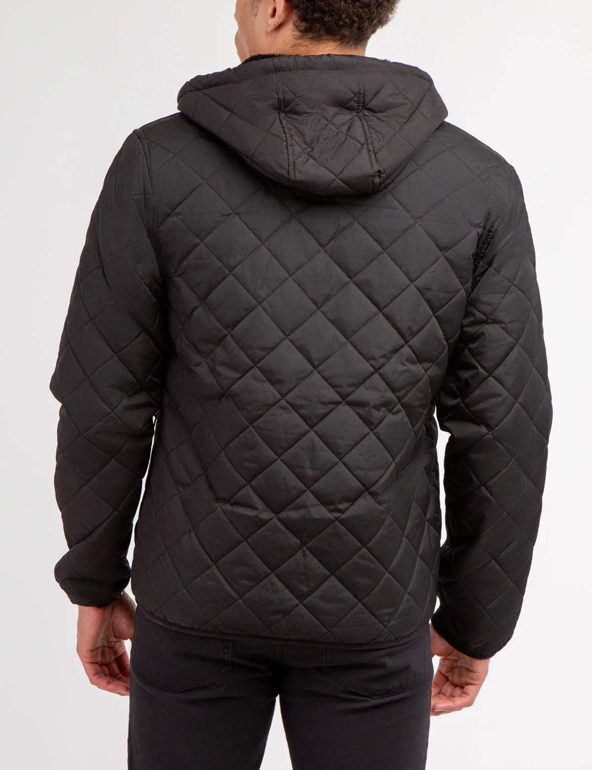 DIAMOND QUILTED FLEECE JACKET - Image 8