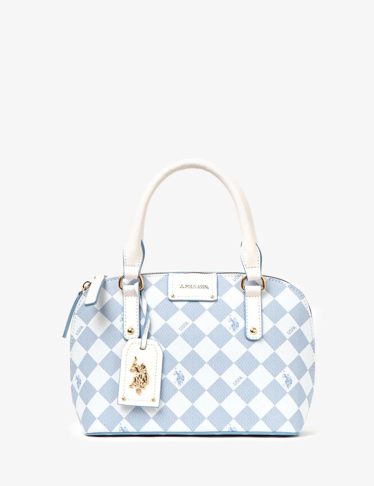 DIAMOND SIGNATURE DOME BAG WITH CROSSBODY STRAP - Image 8