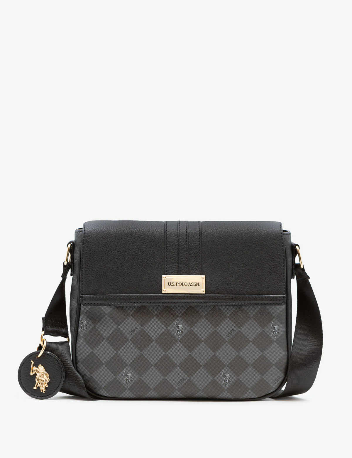 DIAMOND SIGNATURE MESSENGER CROSSBODY BAG - Image 2