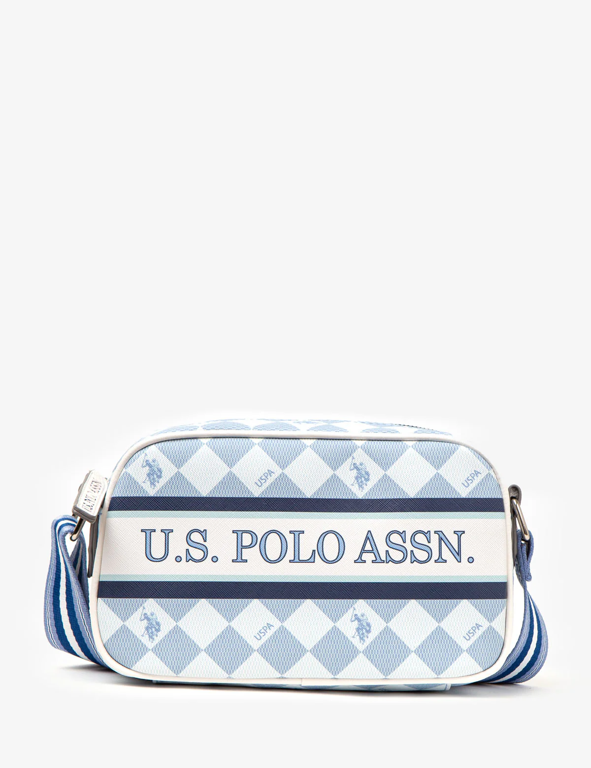 DIAMOND STRIPE CROSSBODY BAG - Image 3