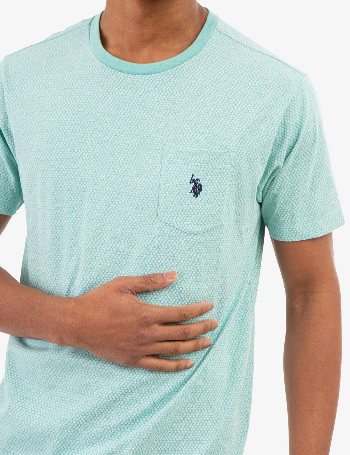 DITZY FLORAL PRINT JERSEY T-SHIRT WITH POCKET - Image 4