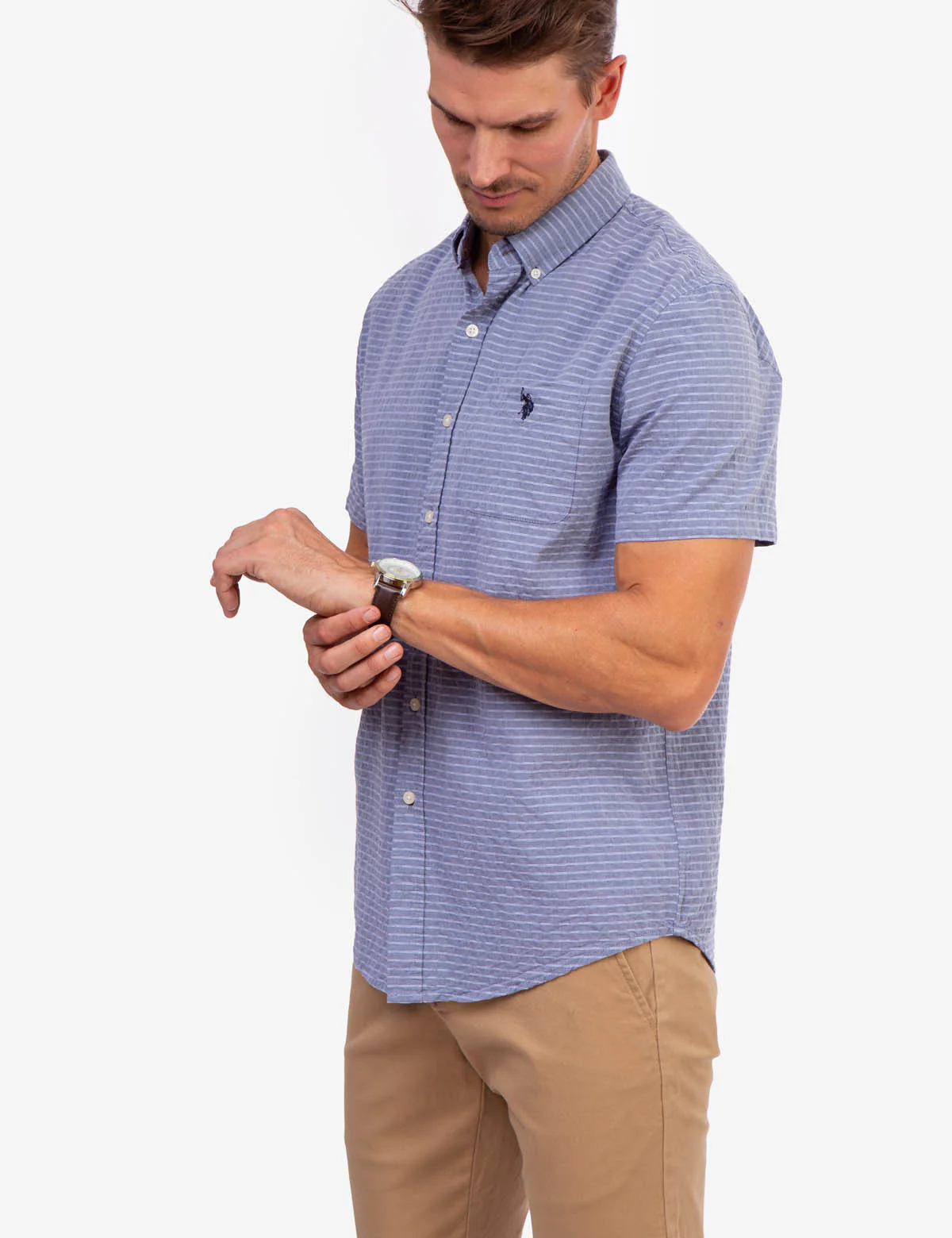 DOBBY HORIZONTAL STRIPE SHIRT - Image 11