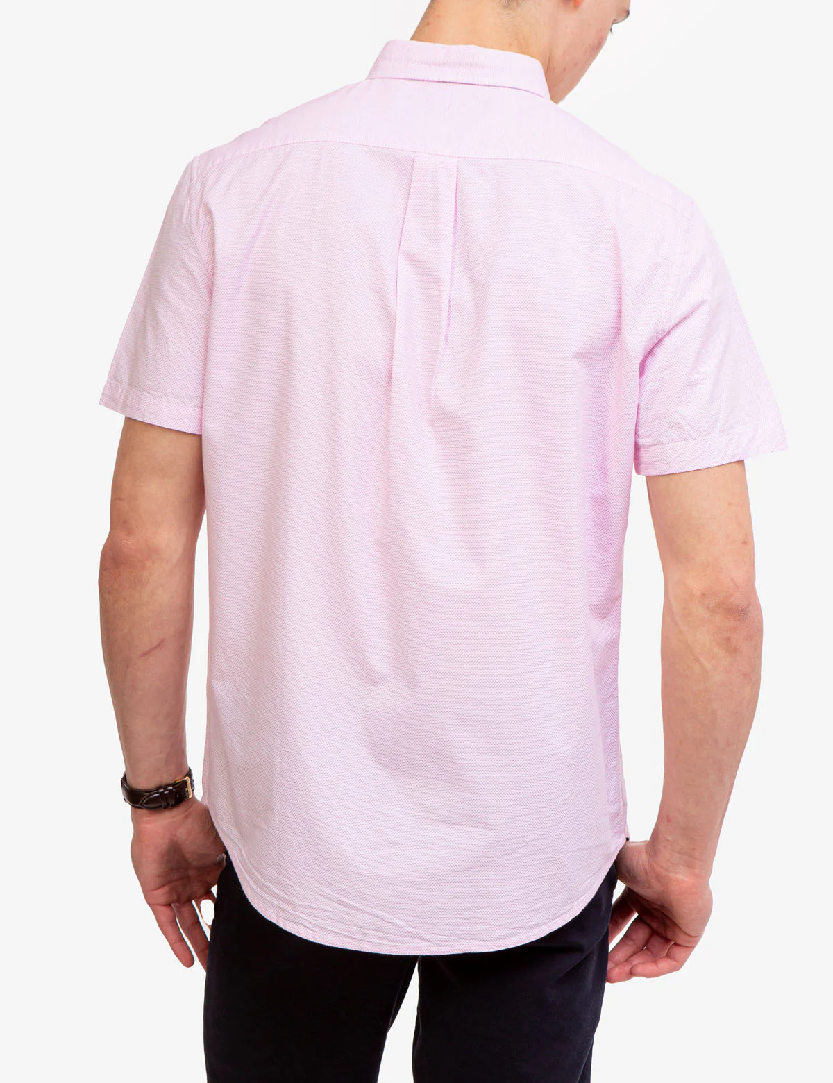 DOBBY PATTERN SHORT SLEEVE SHIRT - Image 9