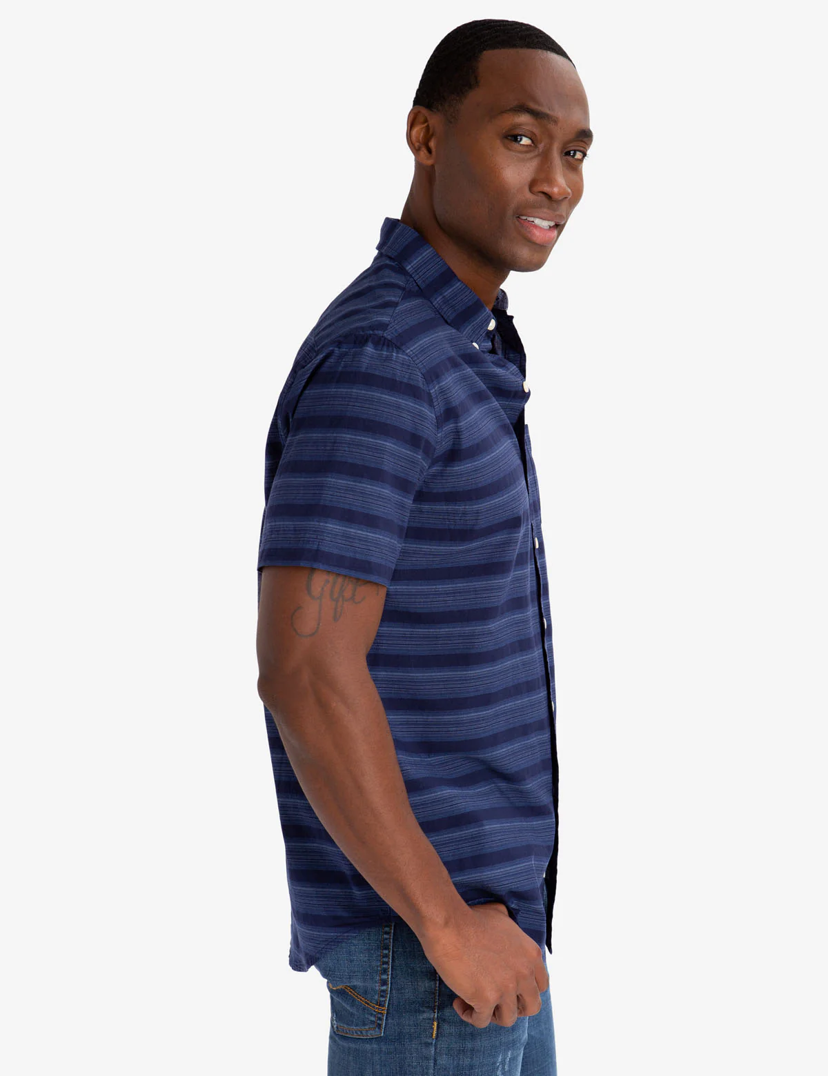 DOBBY STRIPED SHIRT - Image 3