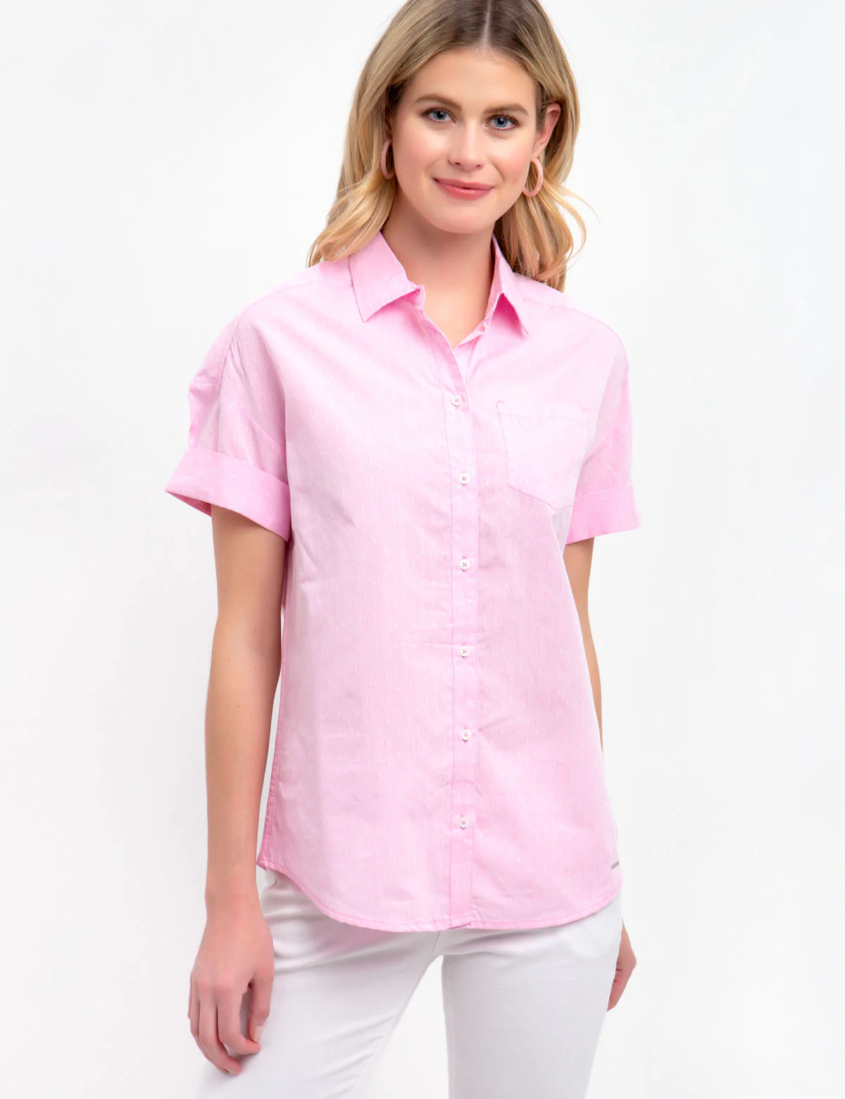 DOT BUTTON FRONT SHIRT - Image 11