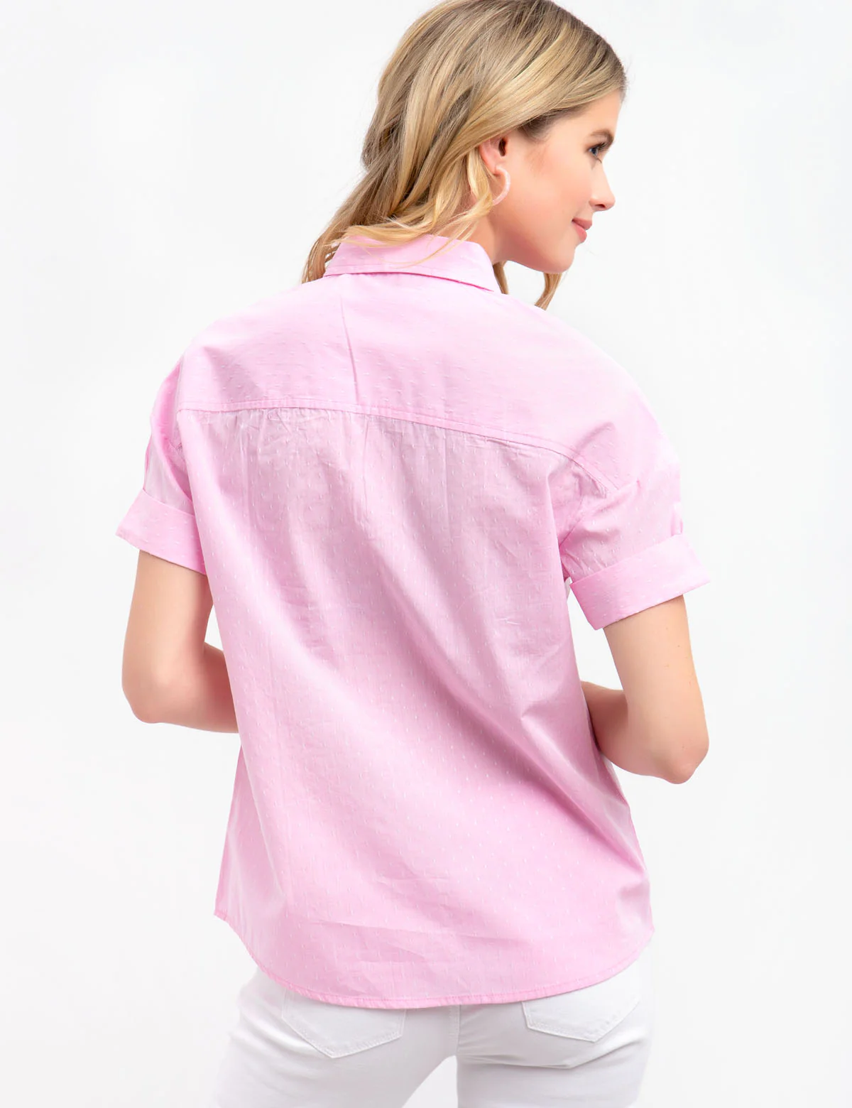 DOT BUTTON FRONT SHIRT - Image 14