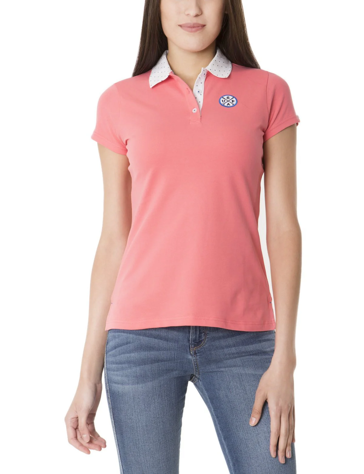 Dot Collar Polo Shirt - Image 12