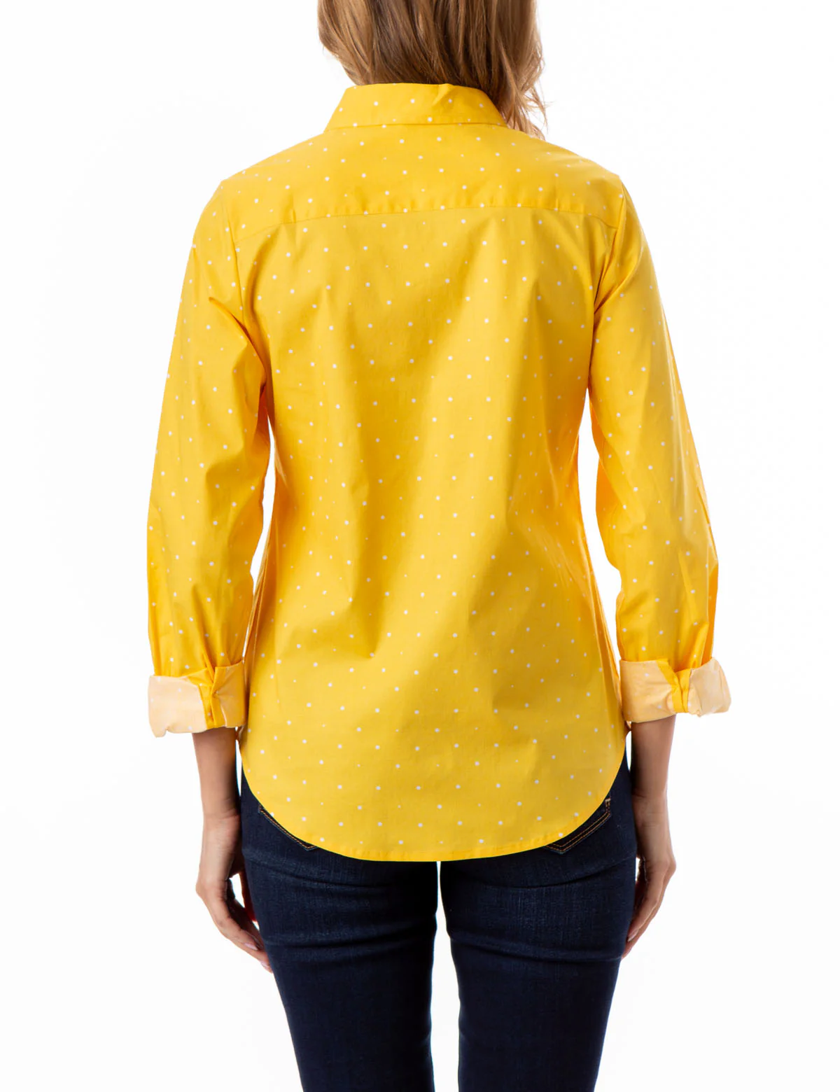 DOT POPLIN LONG SLEEVE SHIRT - Image 11