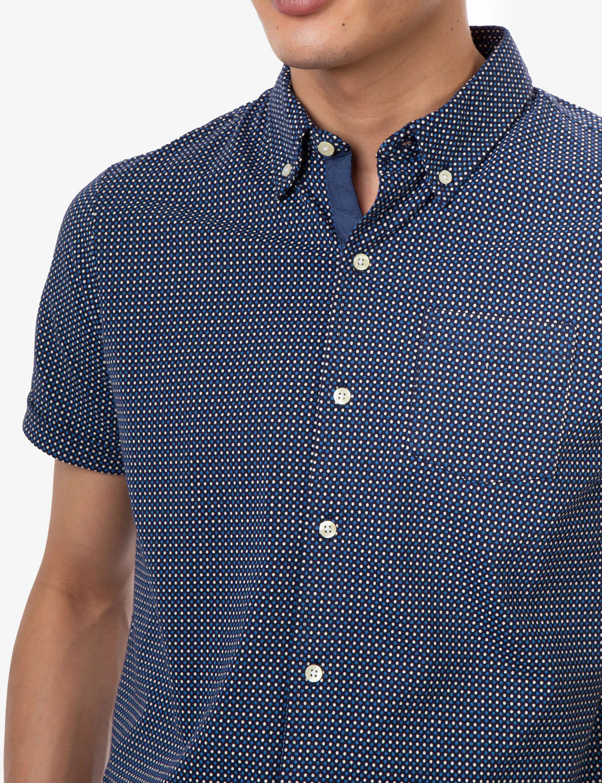DOT PRINT BUTTON UP SHIRT - Image 5