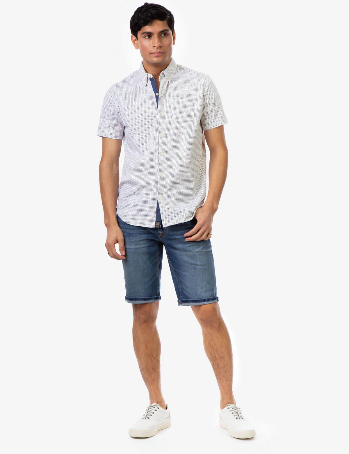 DOT PRINT BUTTON UP SHIRT - Image 7