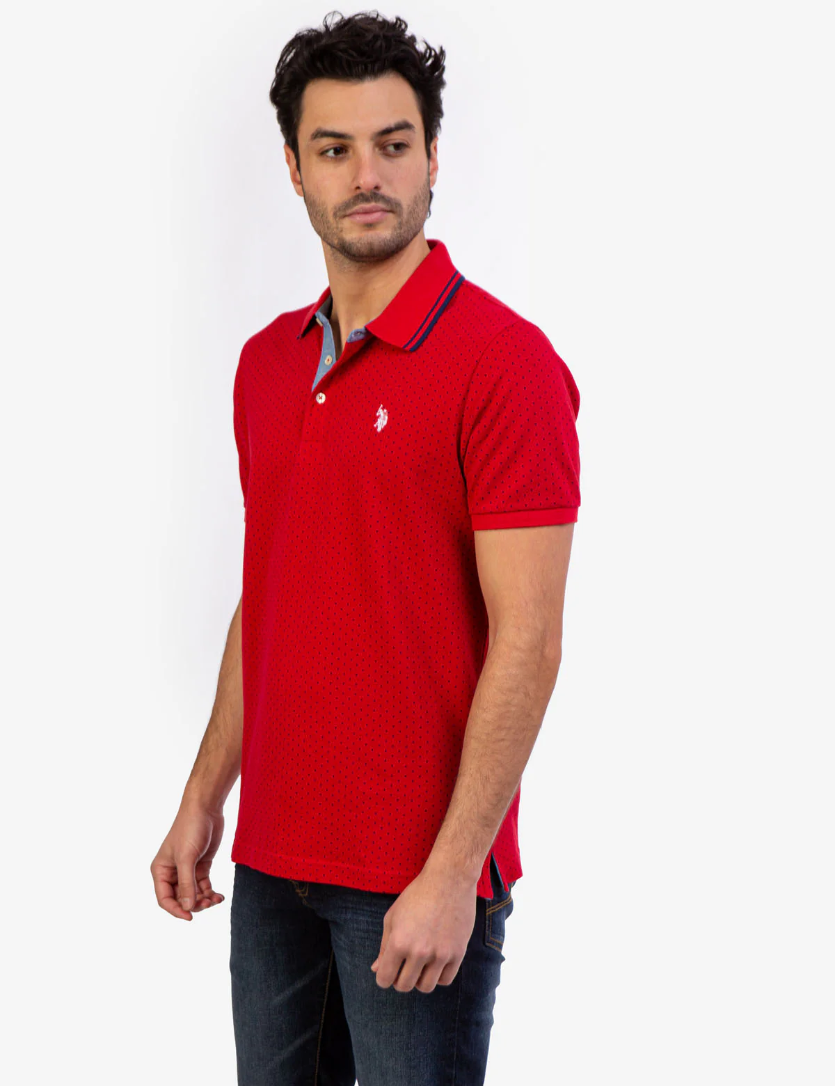 DOT PRINT POLO SHIRT - Image 3