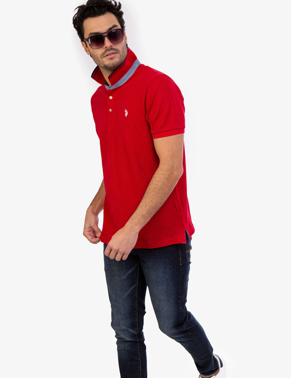 DOT PRINT POLO SHIRT - Image 4