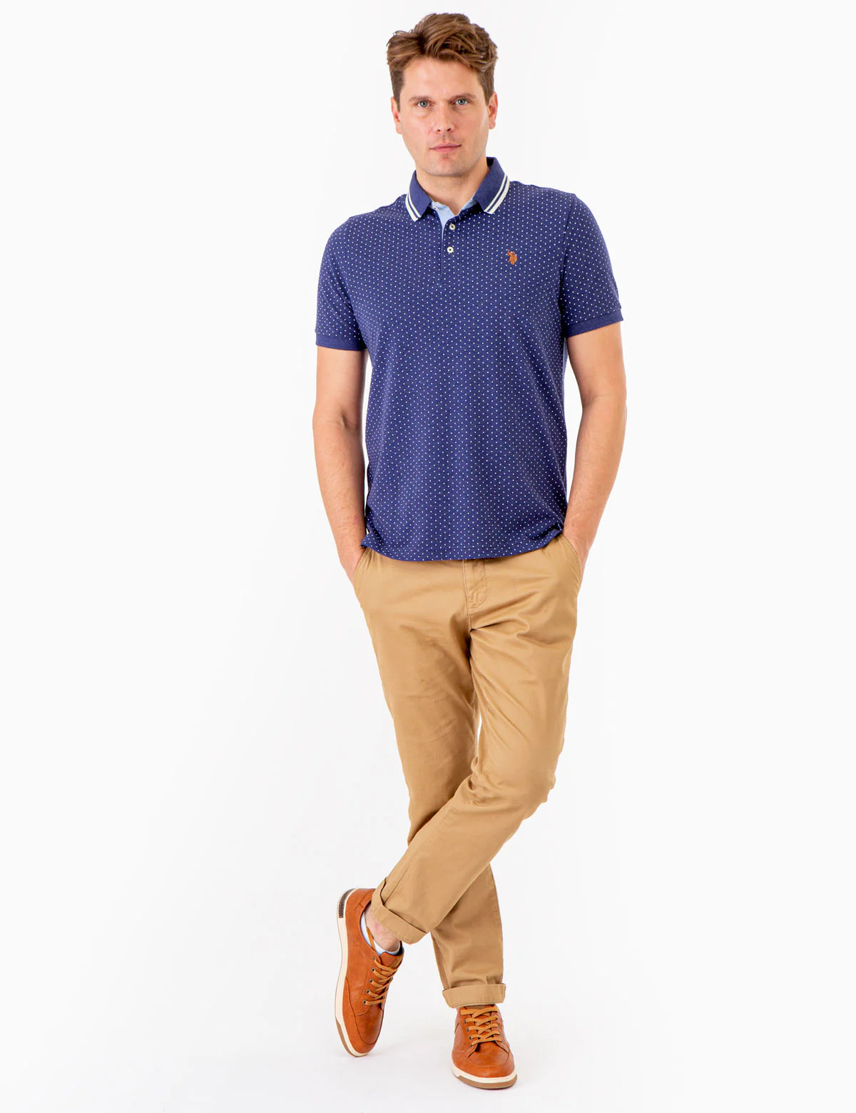 DOT PRINT POLO SHIRT - Image 3