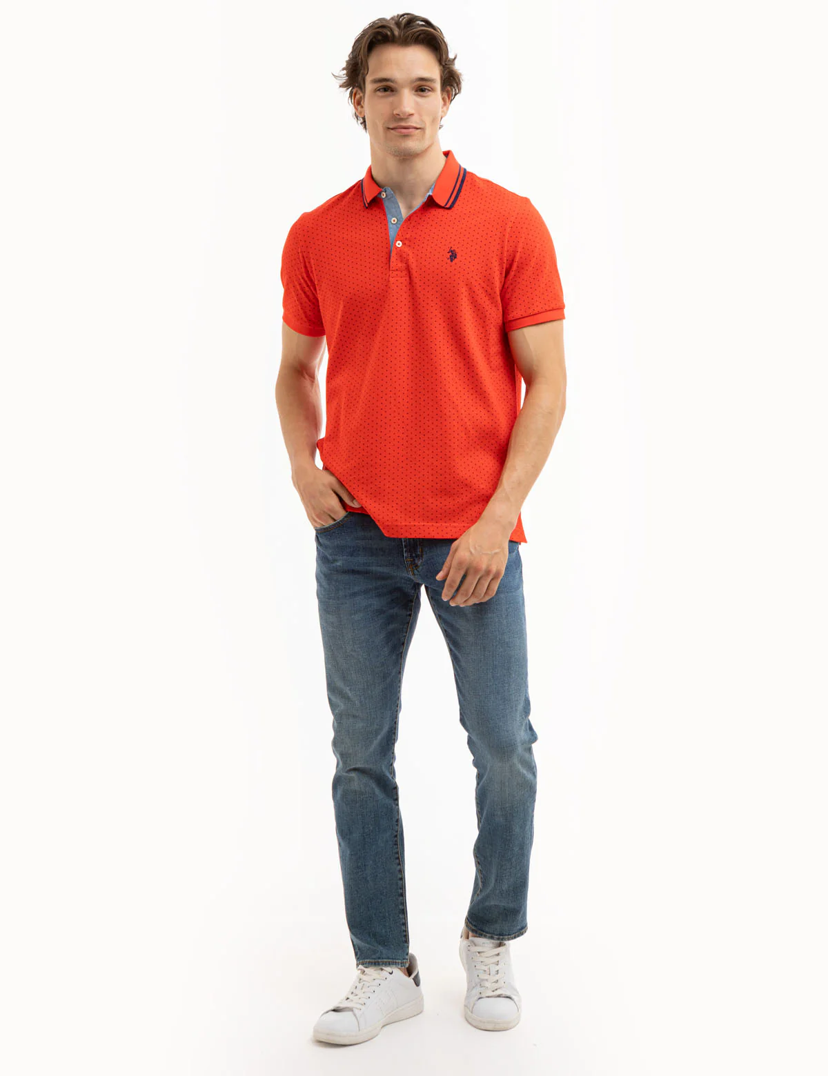 DOT PRINT POLO SHIRT - Image 3