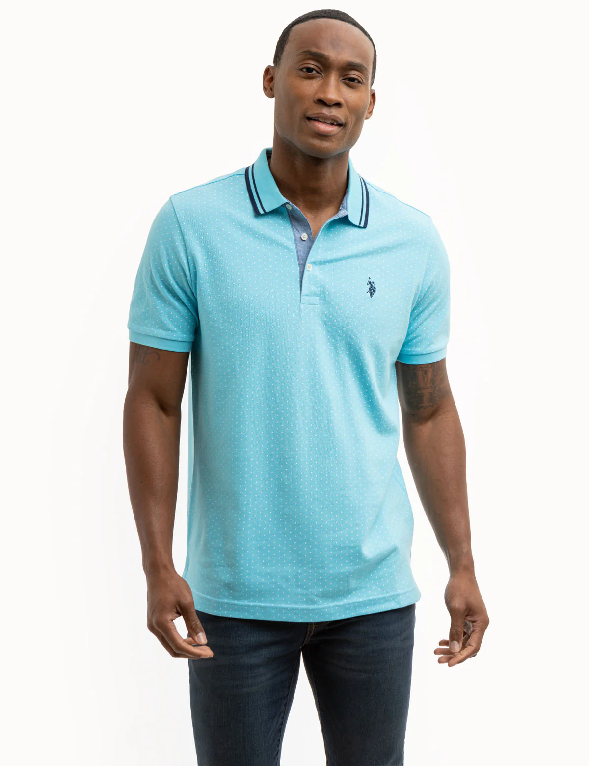 DOT PRINT POLO SHIRT - Image 5