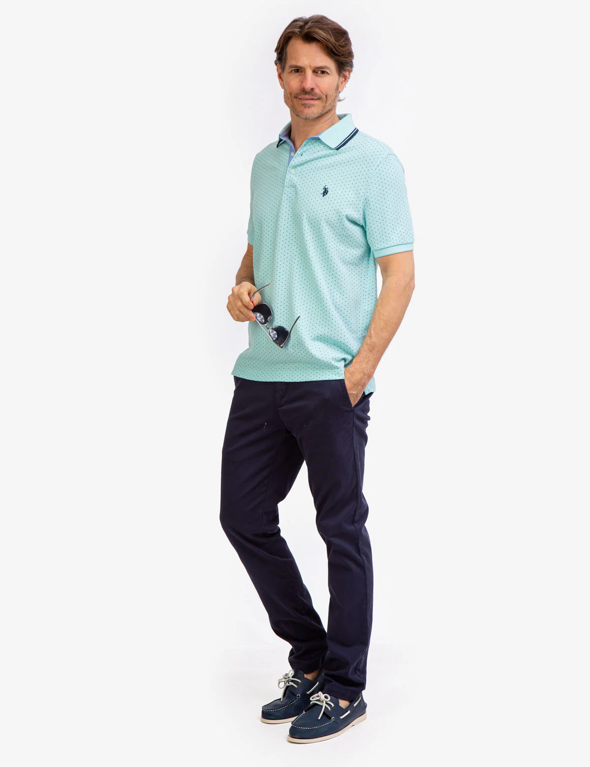 DOT PRINT POLO SHIRT - Image 3