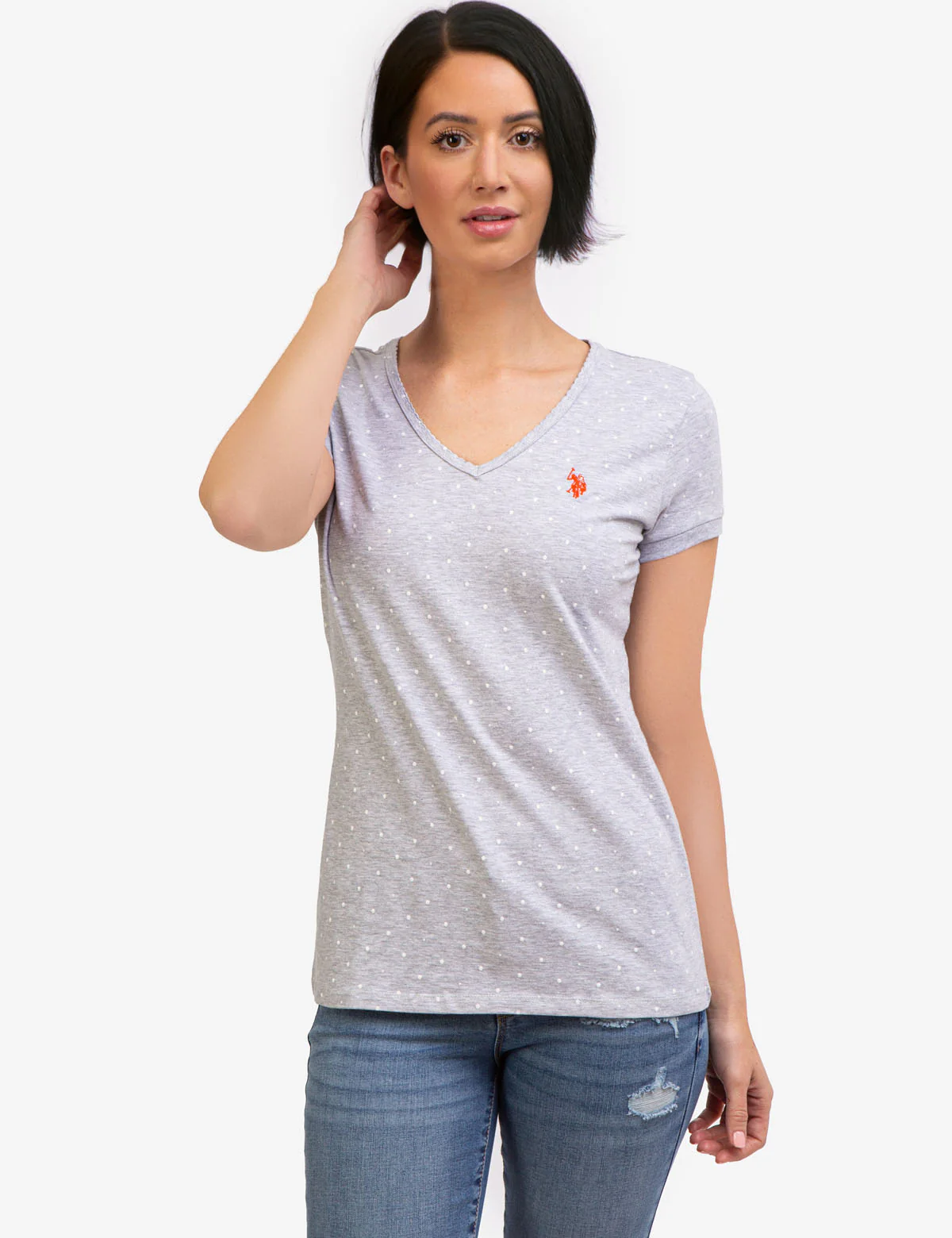 DOT V-NECK T-SHIRT