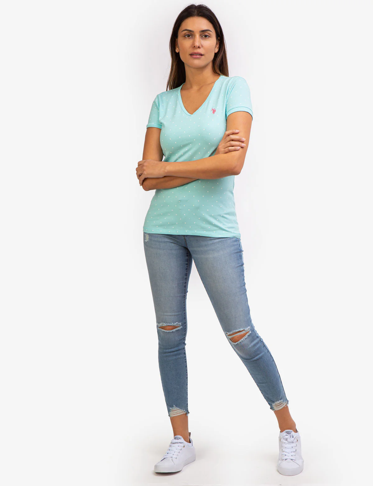 DOT V-NECK T-SHIRT - Image 11