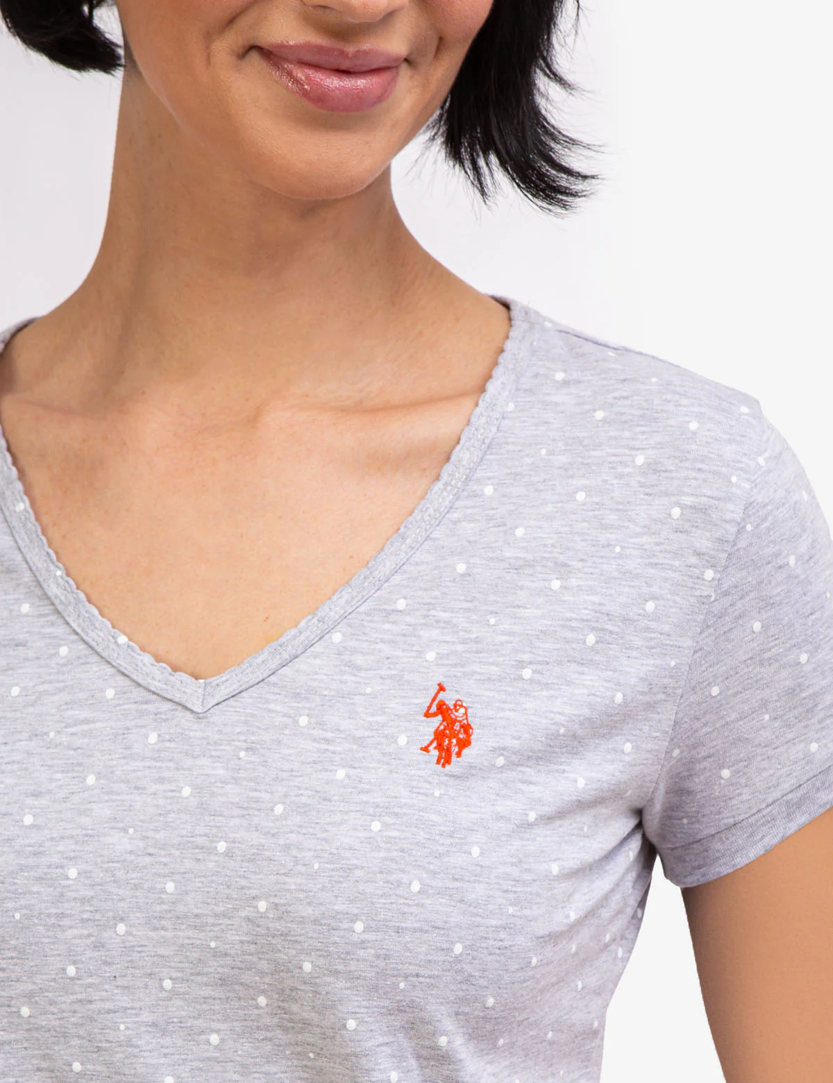 DOT V-NECK T-SHIRT - Image 3