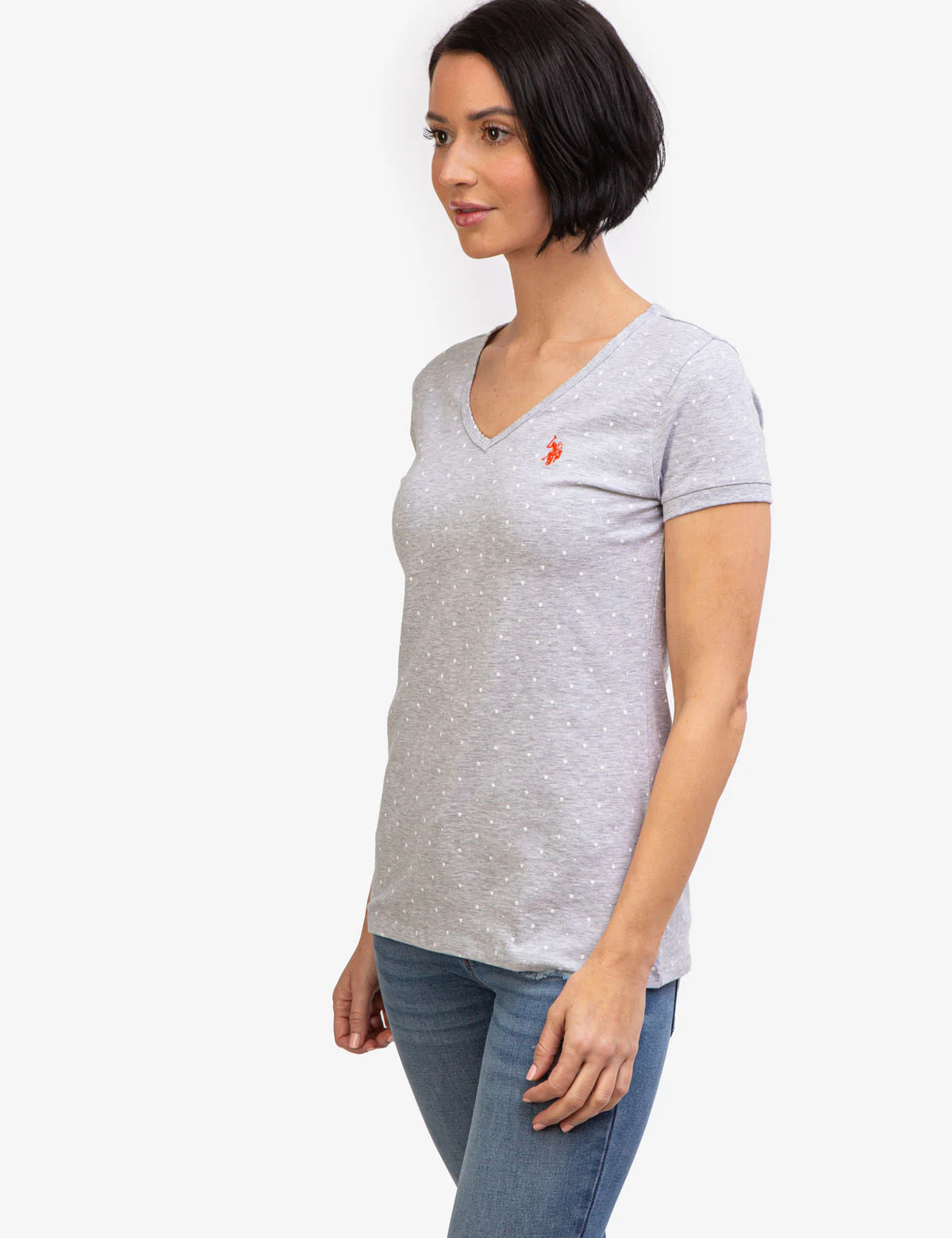 DOT V-NECK T-SHIRT - Image 4