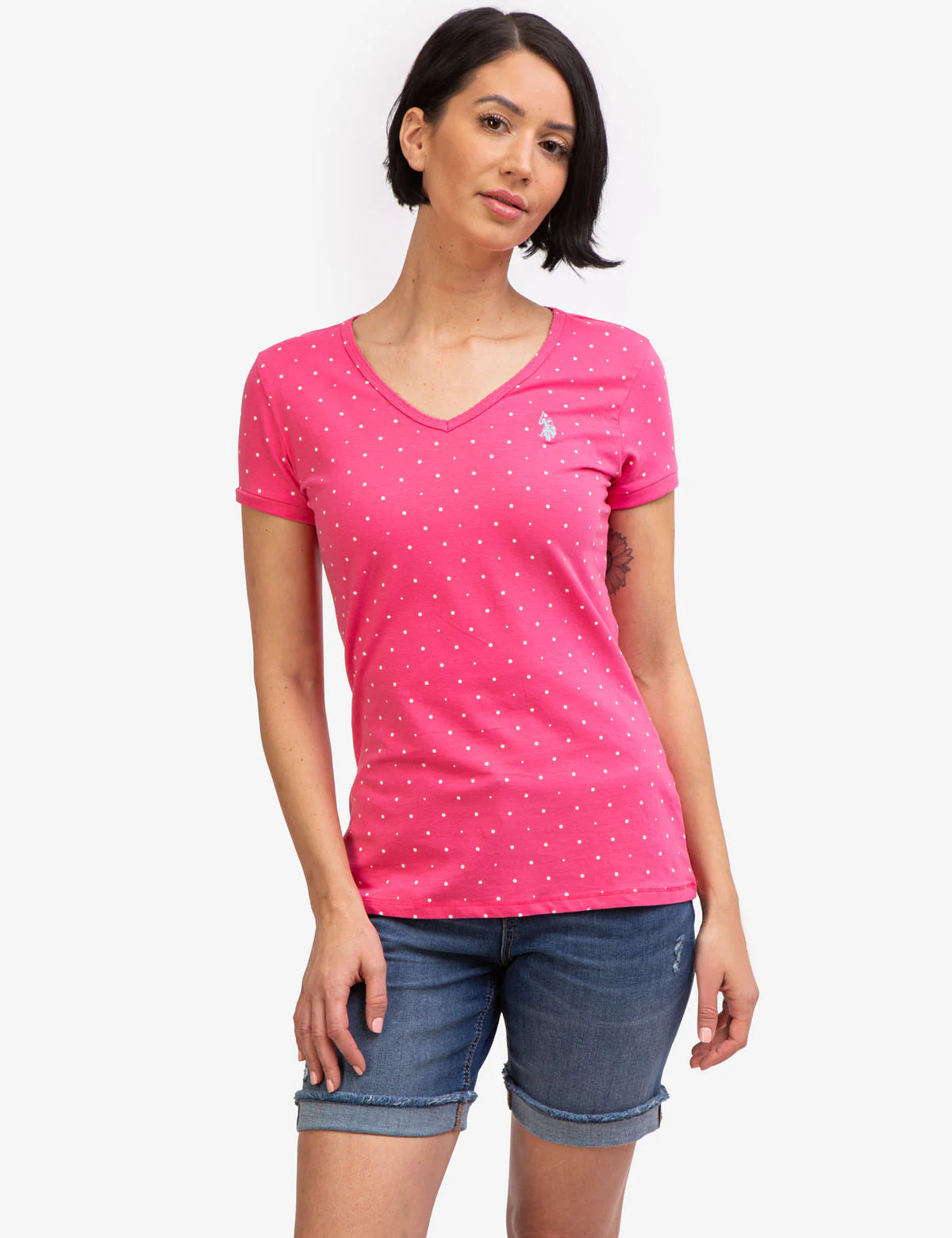 DOT V-NECK T-SHIRT - Image 6