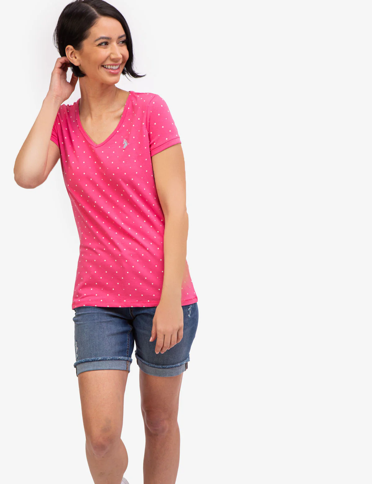 DOT V-NECK T-SHIRT - Image 7