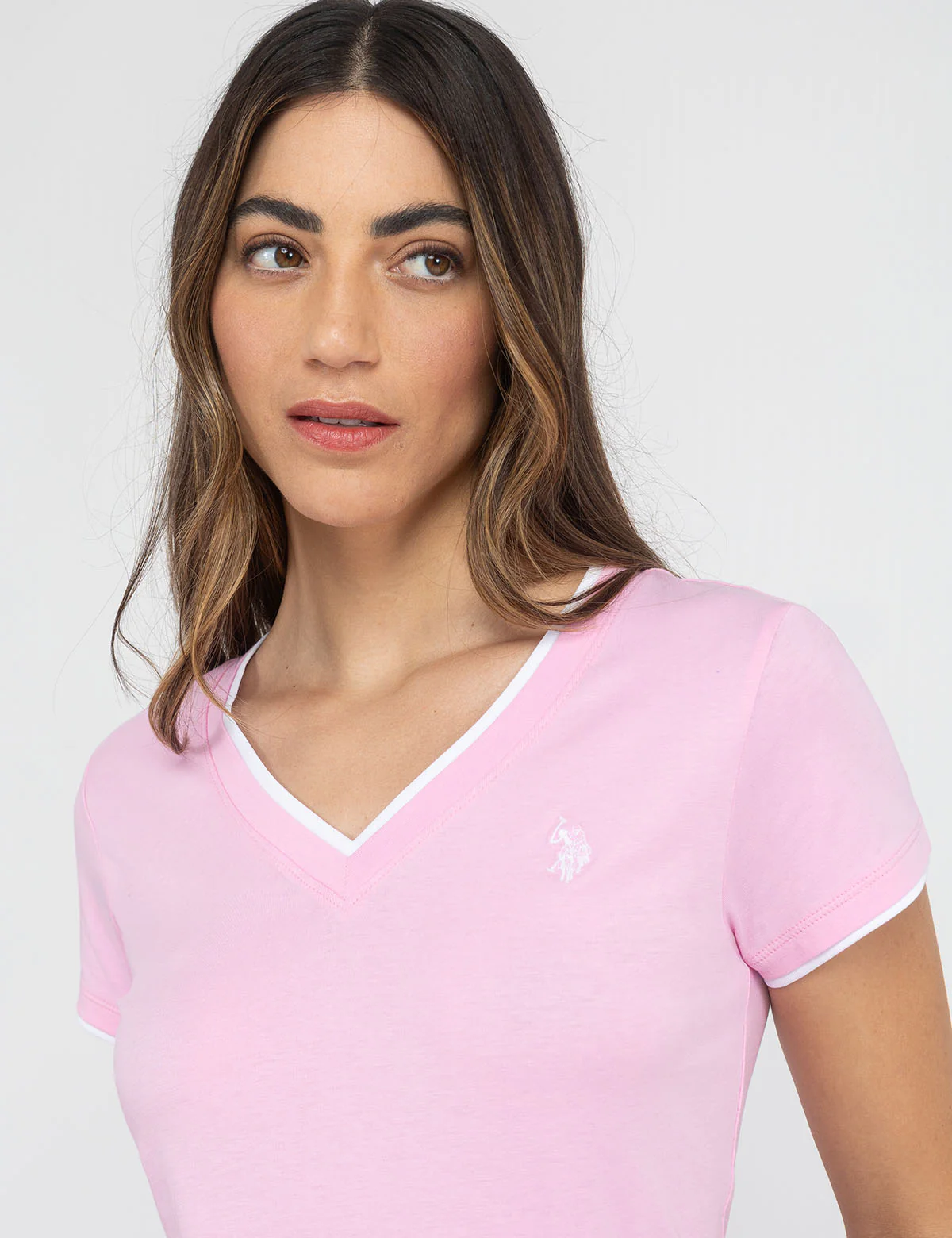 DOUBLE BAND V-NECK T-SHIRT - Image 3