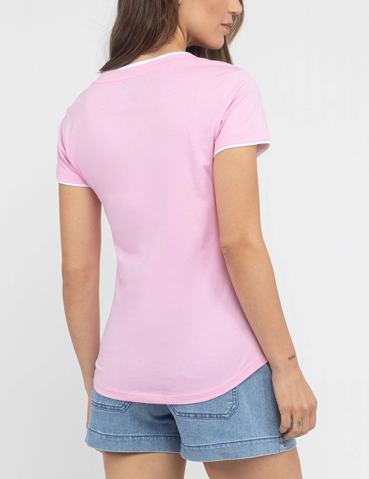 DOUBLE BAND V-NECK T-SHIRT - Image 4