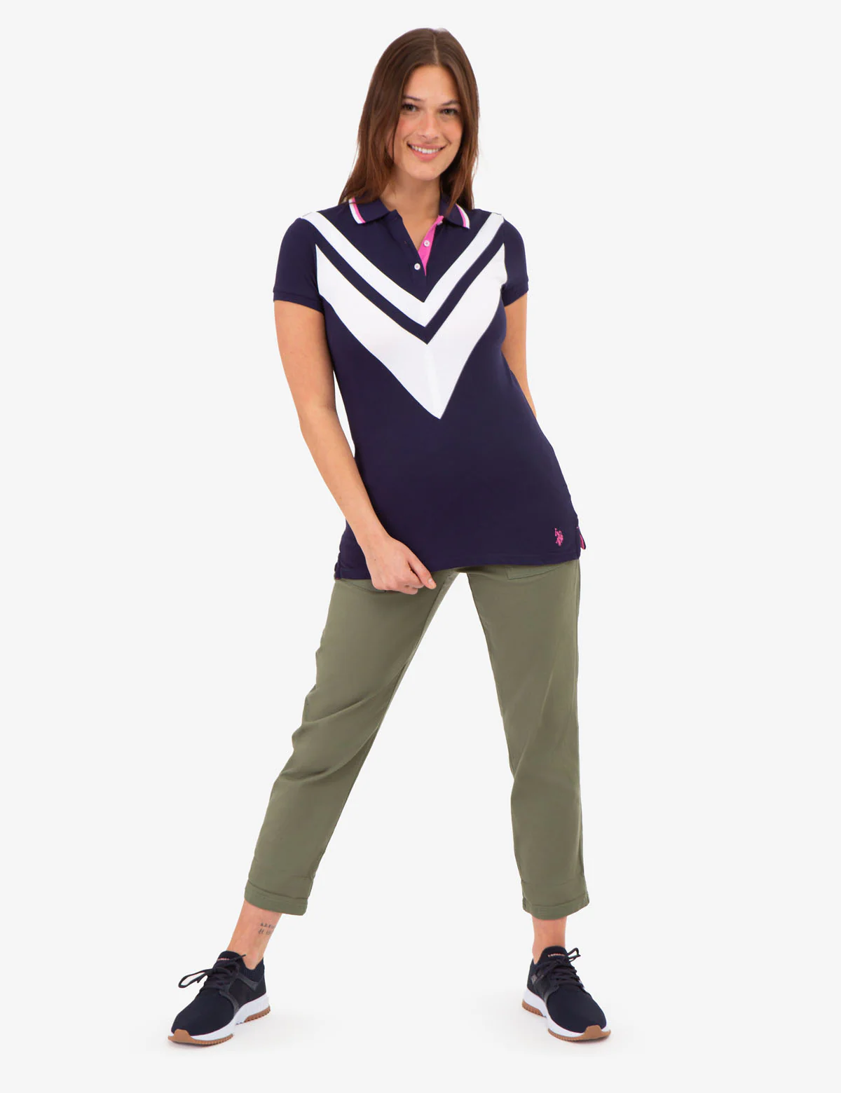 DOUBLE CHEVRON TIPPED POLO SHIRT - Image 4