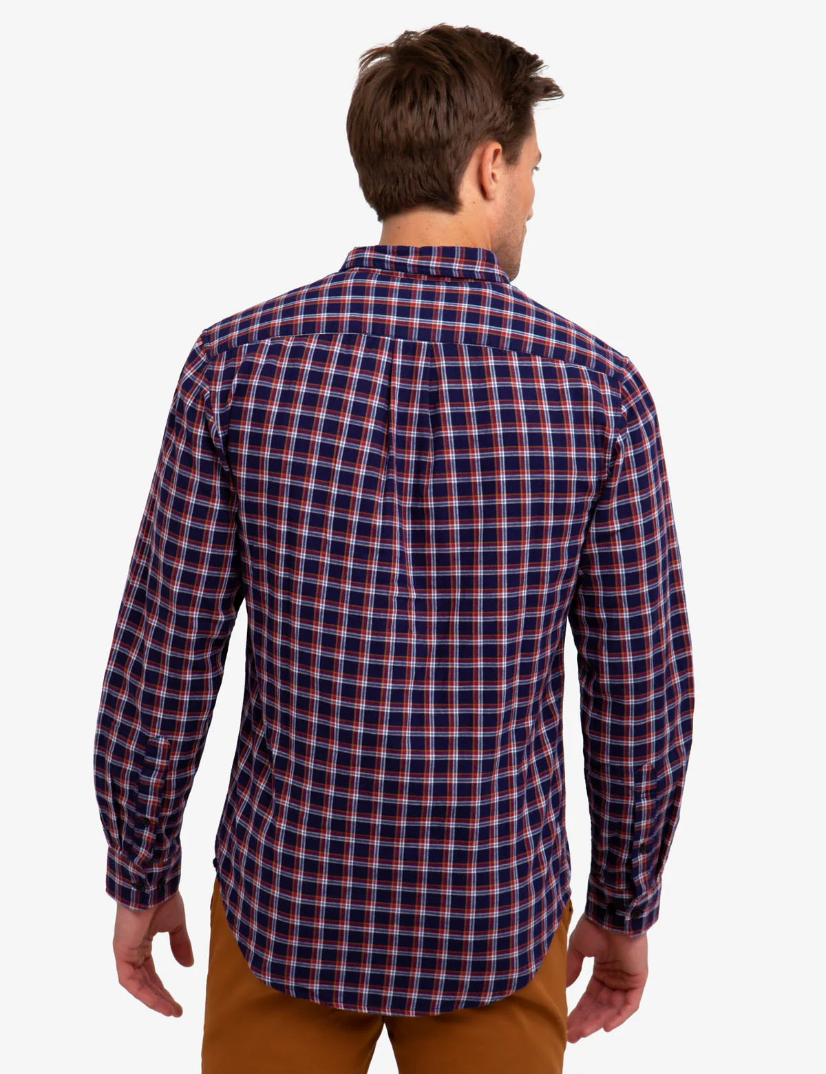 PLAID SHIRT WITH CHAMBRAY INTERIOR - Image 4