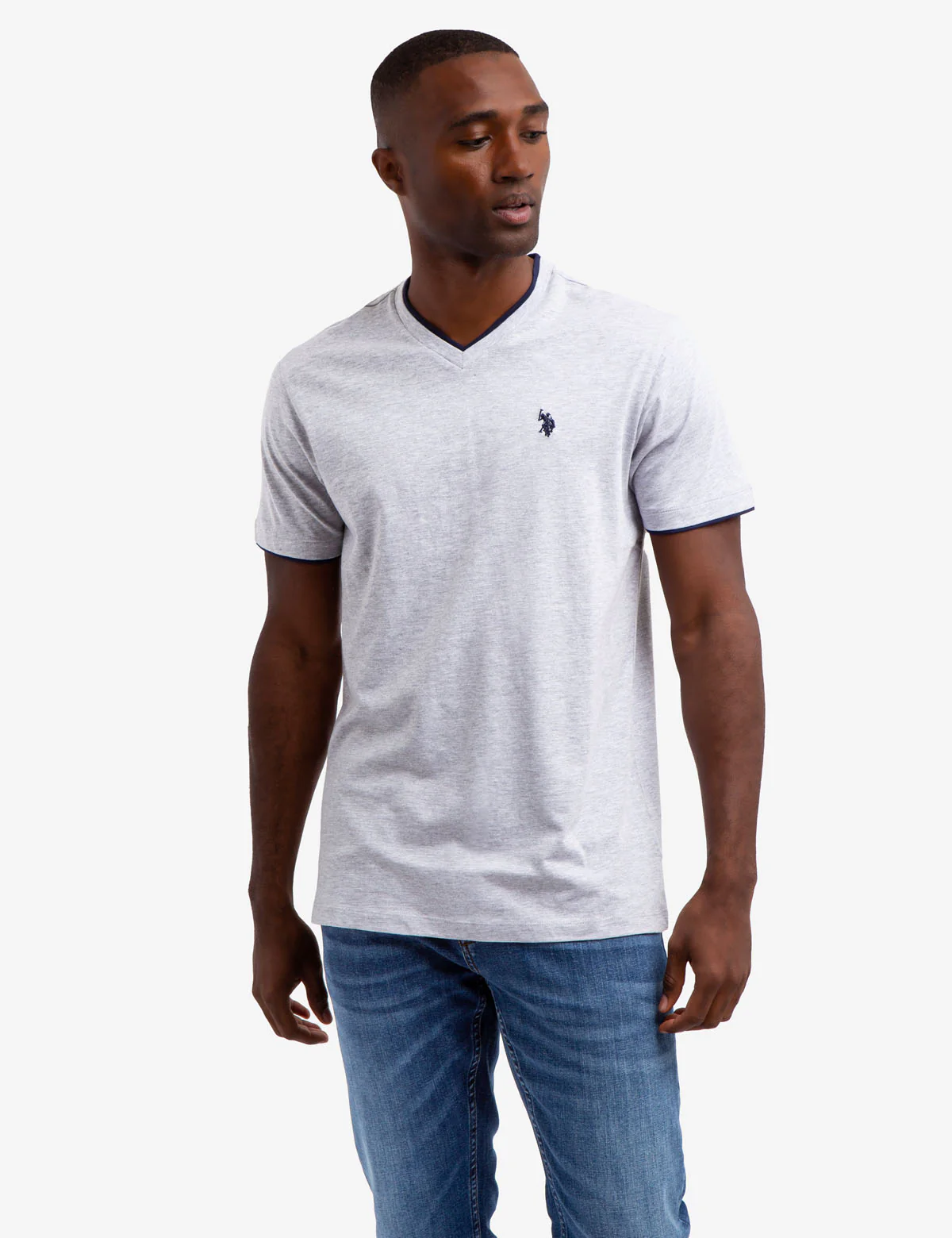 DOUBLE V-NECK T-SHIRT - Image 10