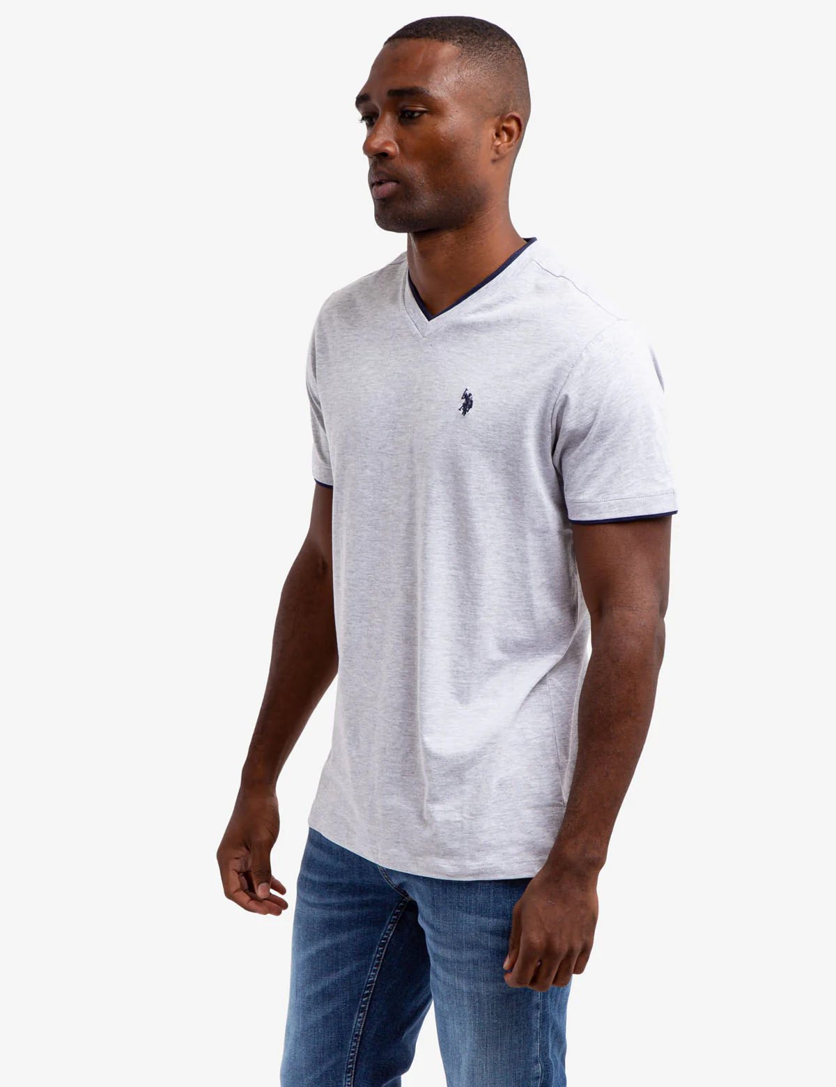DOUBLE V-NECK T-SHIRT - Image 12