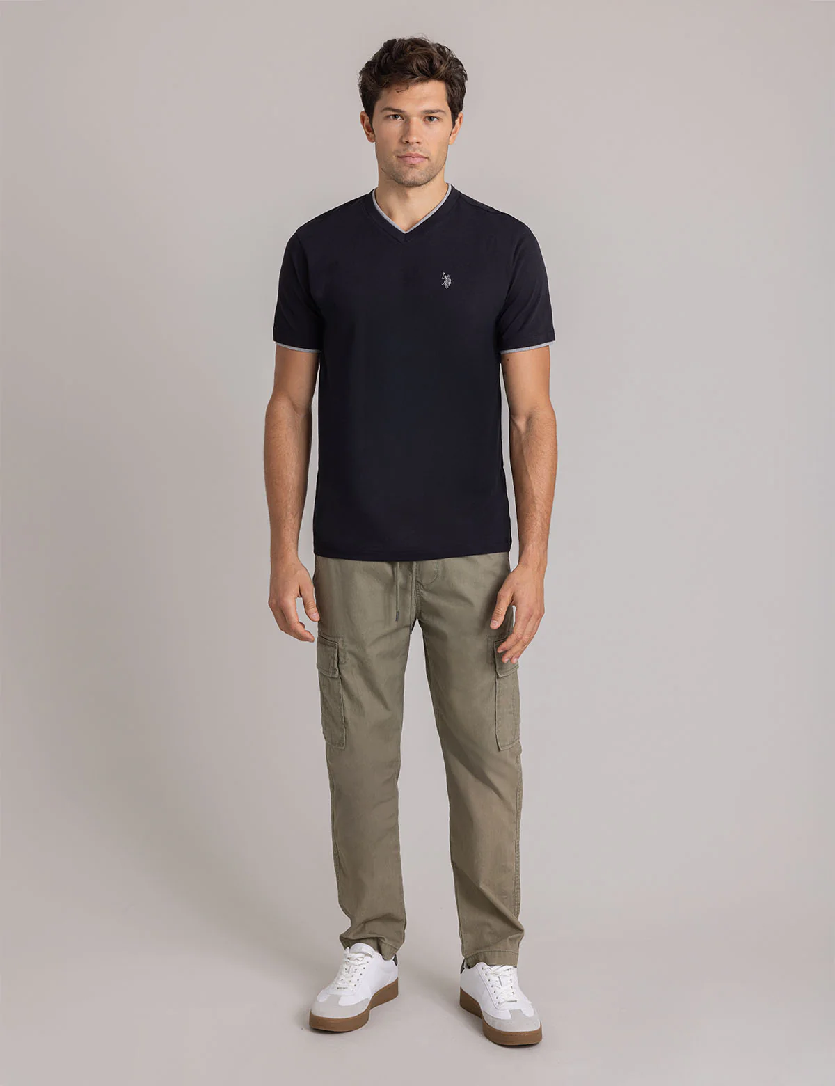 DOUBLE V-NECK T-SHIRT - Image 3