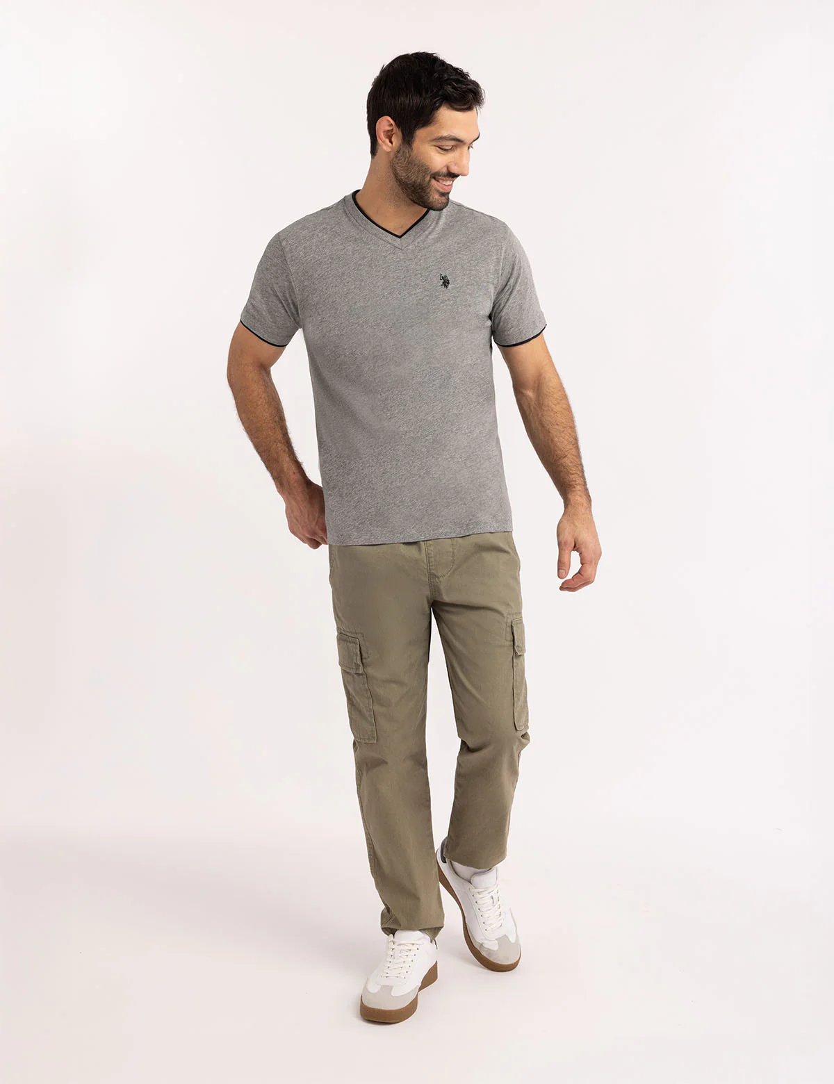 DOUBLE V-NECK T-SHIRT - Image 7