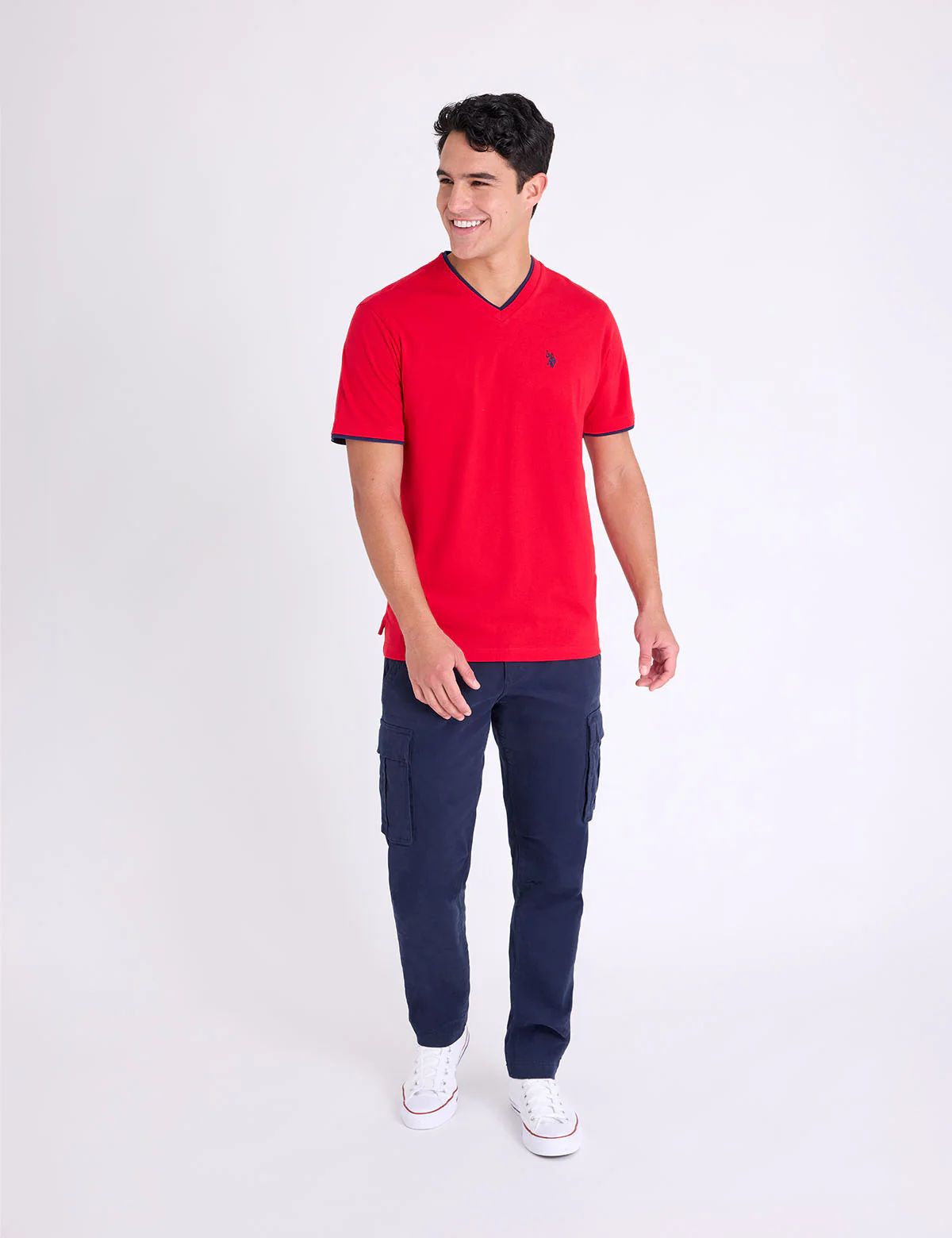 DOUBLE V-NECK T-SHIRT - Image 7