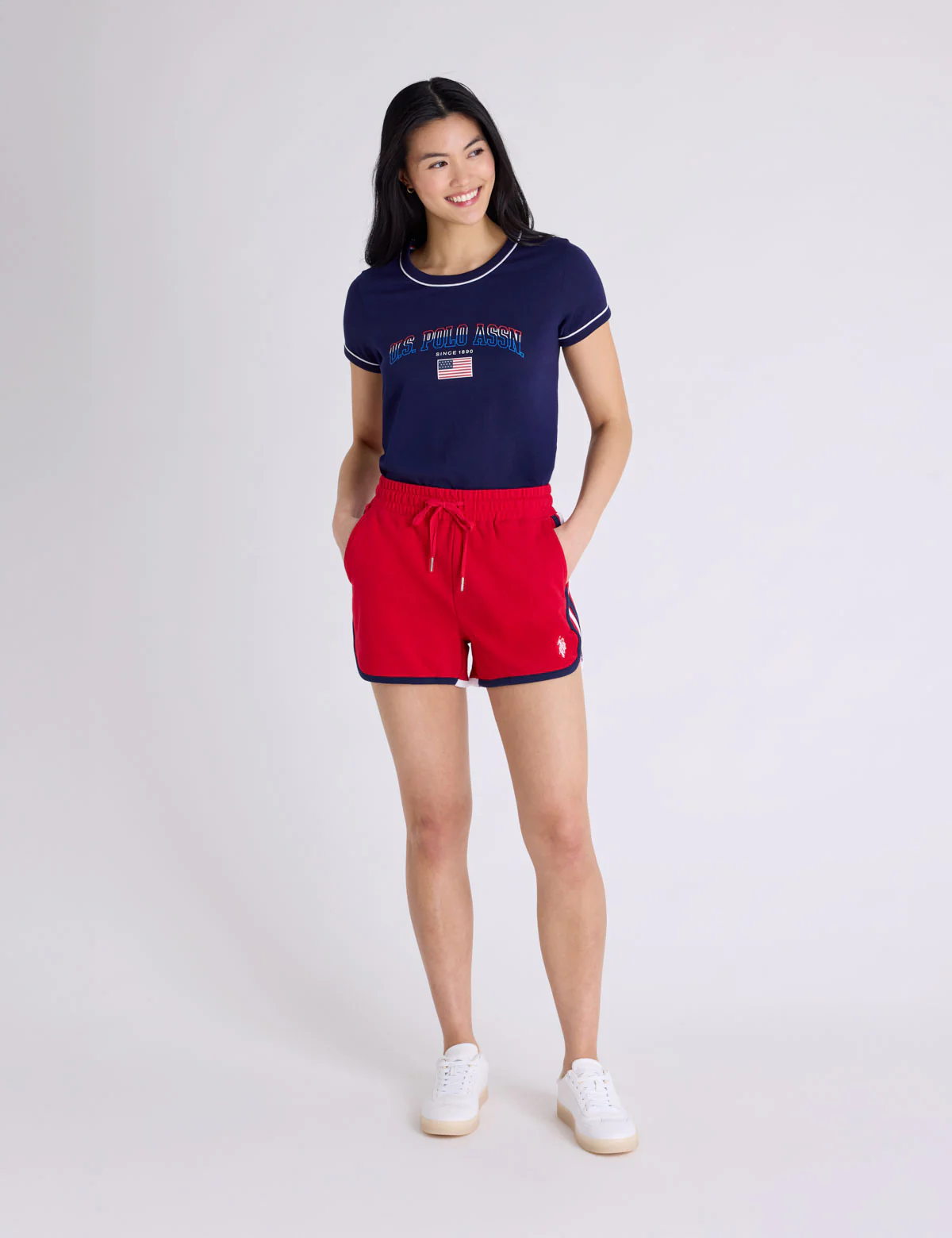 DRAWSTRING DOLPHIN HEM SHORTS - Image 4