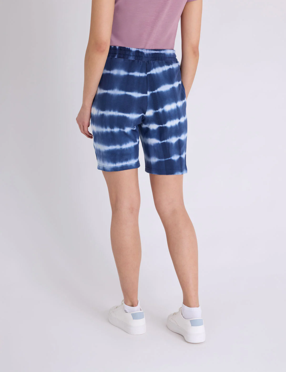 DRAWSTRING TIE DYE BERMUDA SHORTS - Image 4