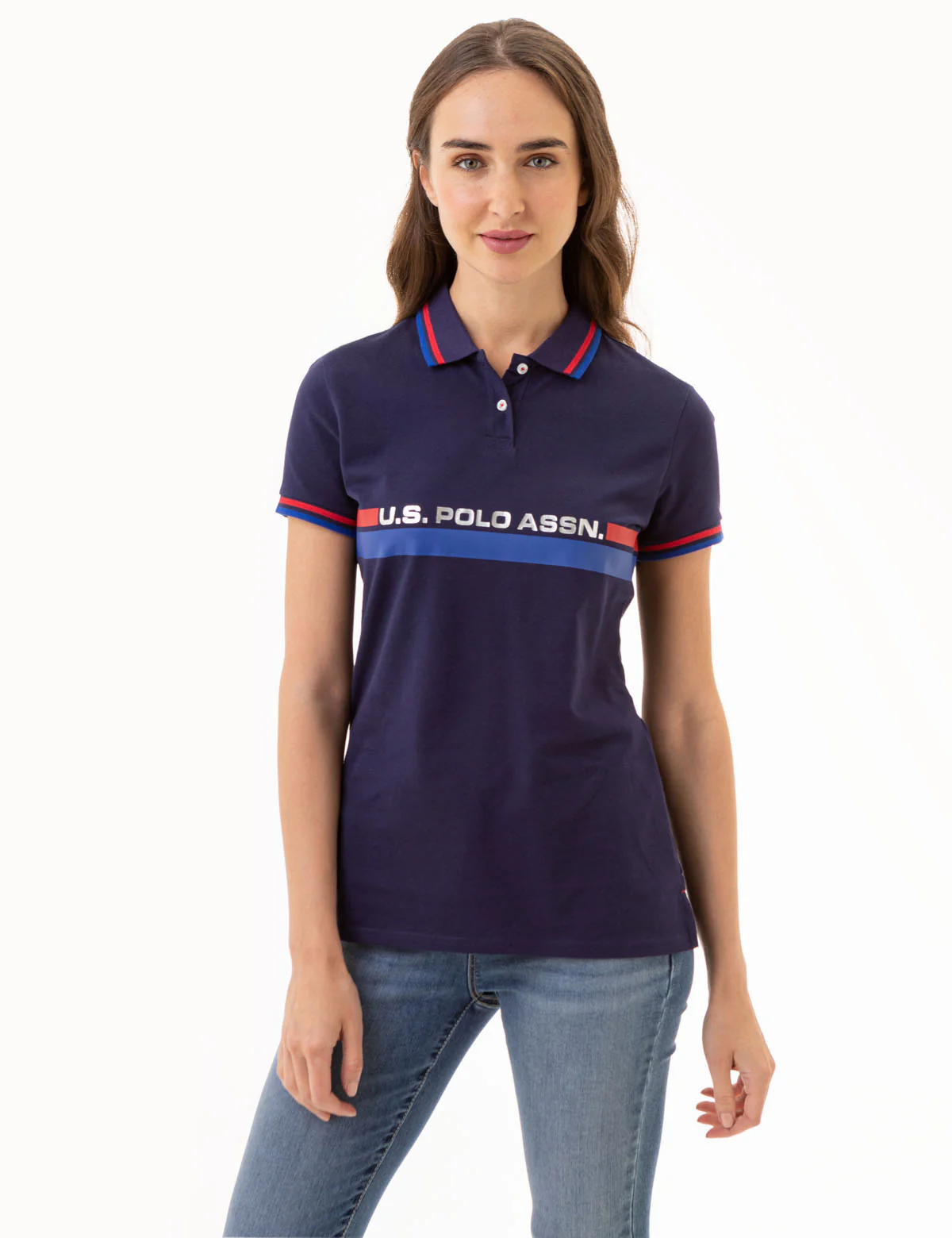 DUAL SIGNATURE STRIPE POLO SHIRT - Image 9
