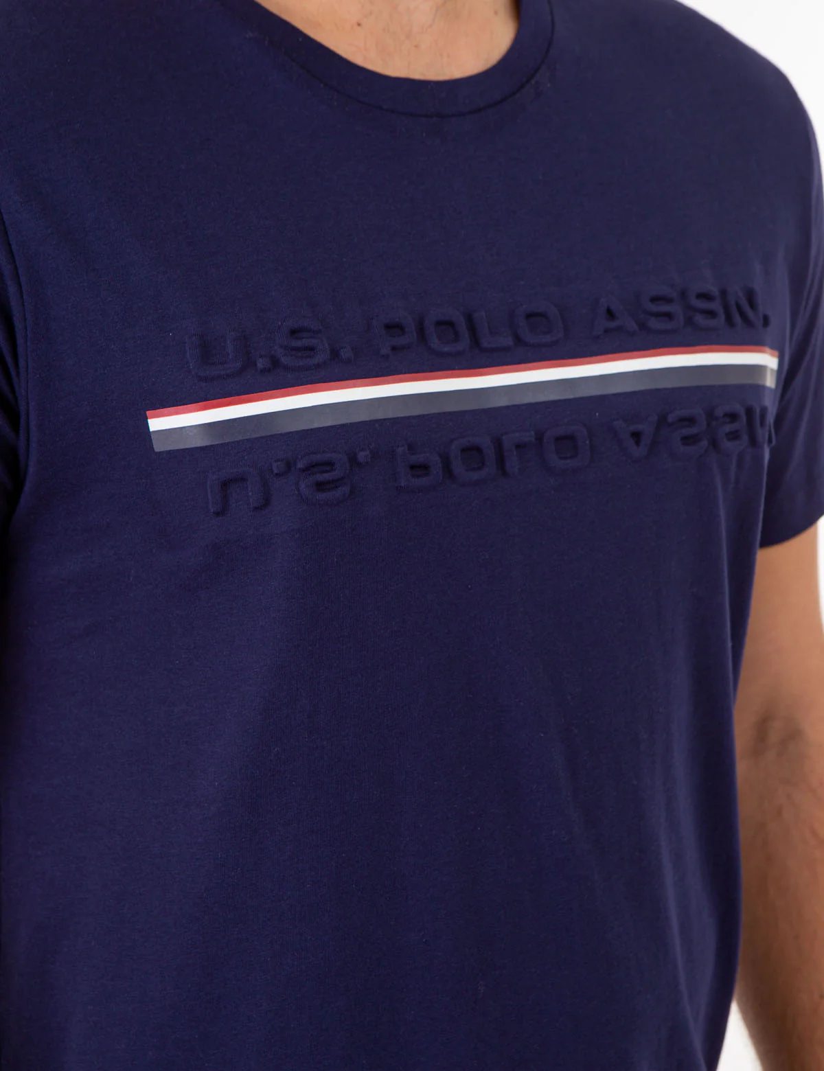 EMBOSSED SIGNATURE STRIPE JERSEY T-SHIRT - Image 10