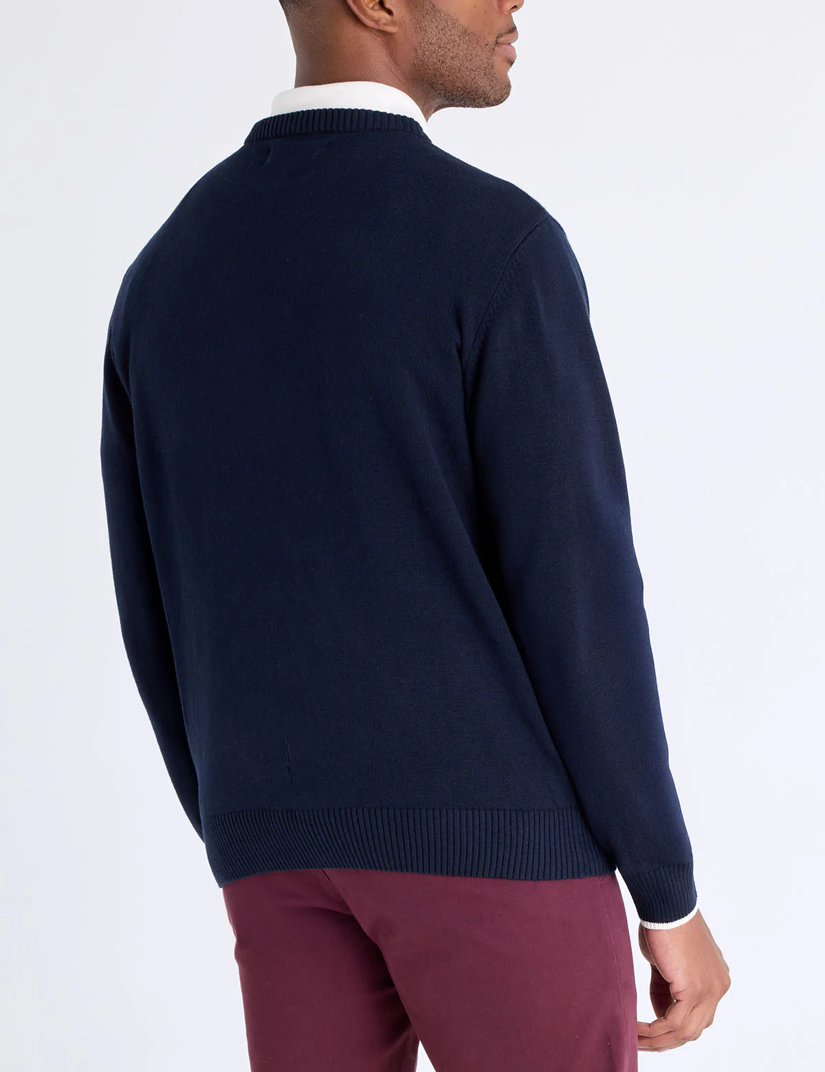EMBROIDERED CREST CREW NECK SWEATER - Image 5