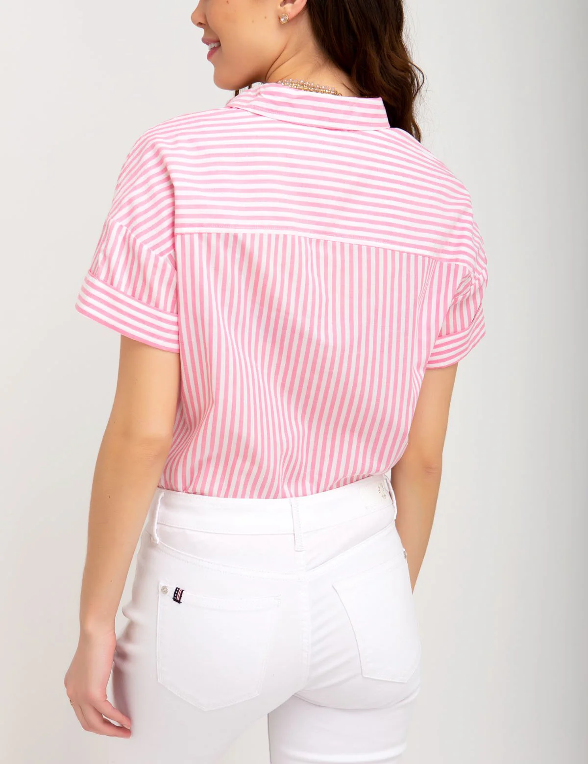 EMBROIDERED STRIPED TOP - Image 10