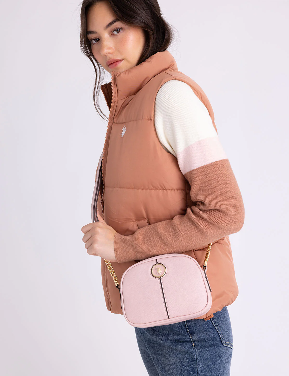 ENAMEL CHAIN CROSSBODY BAG - Image 3