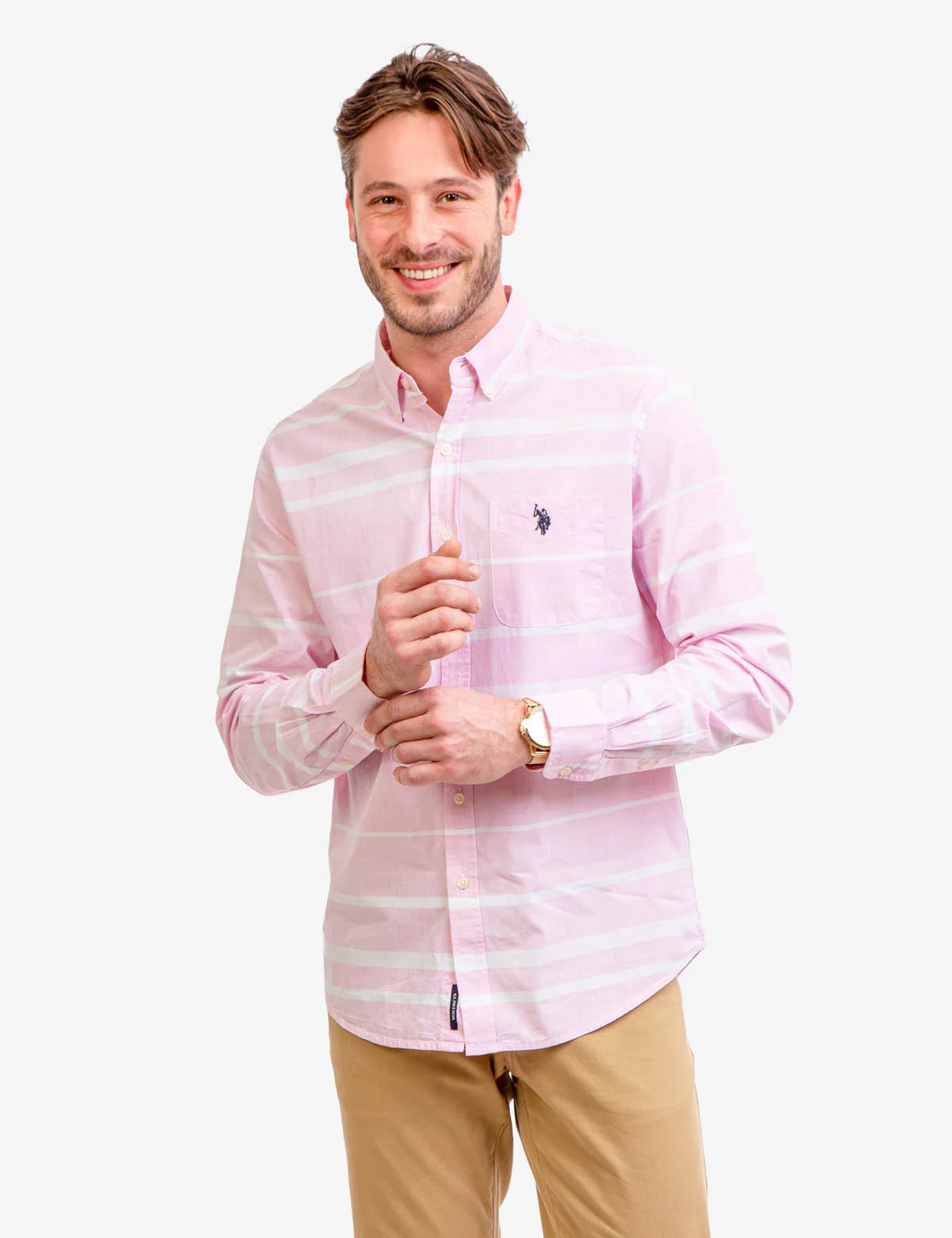 END ON END HORIZONTAL STRIPE SHIRT