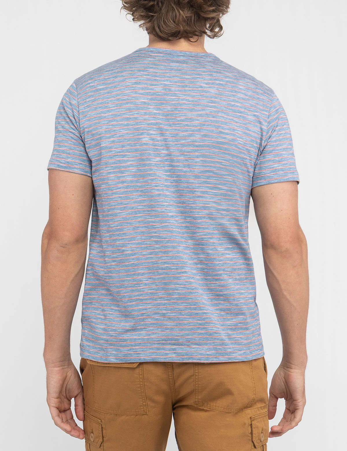 END ON END STRIPE SLUB JERSEY T-SHIRT - Image 3
