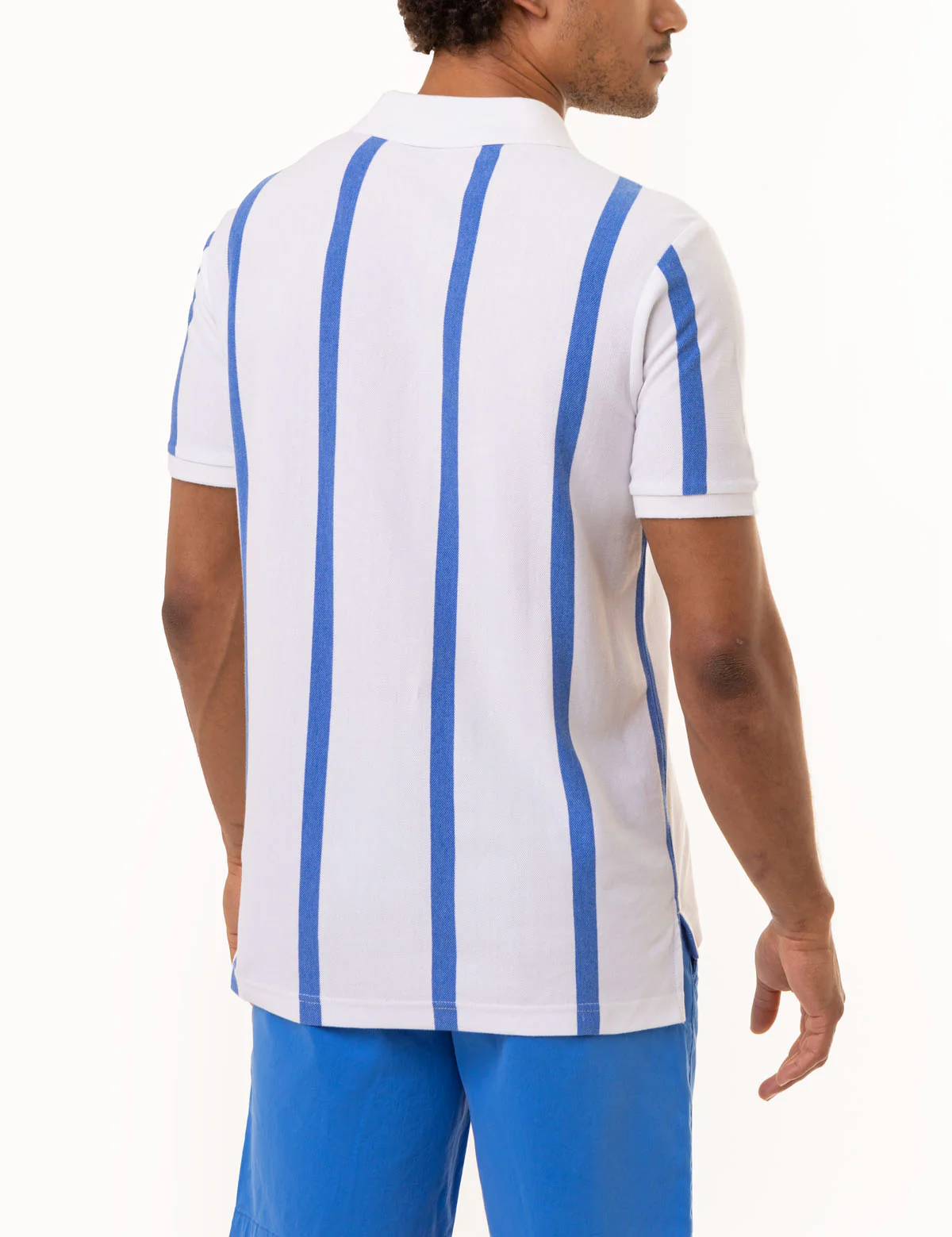 ENGINEERED VERTICAL STRIPE POLO SHIRT - Image 2
