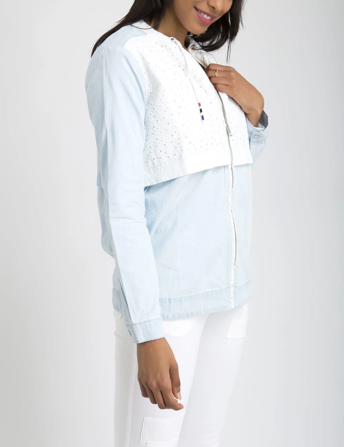 EYELET ANORAK - Image 2